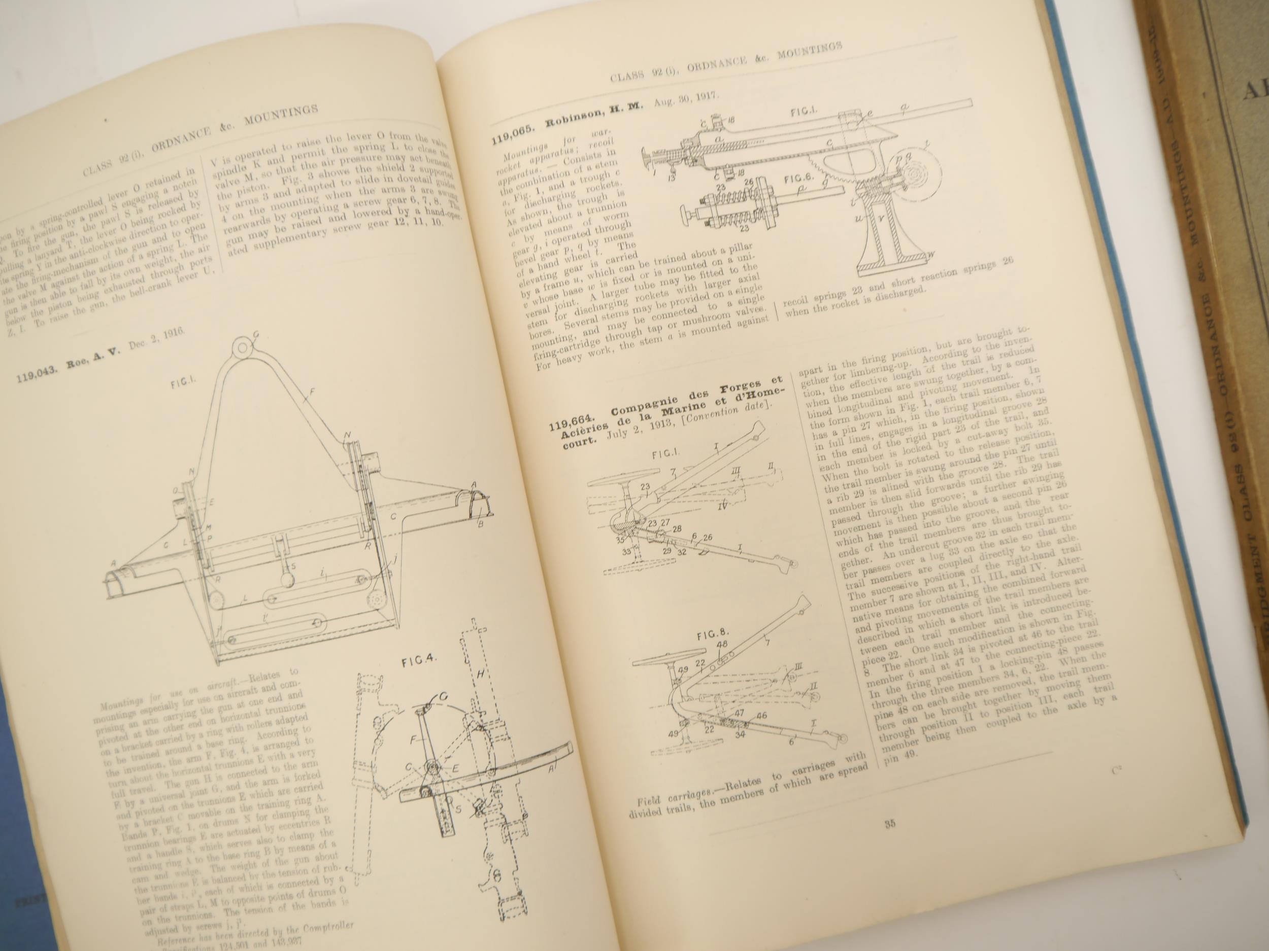 (Machine Guns.) Four assorted HMSO machine gun, ordnance and related patents 1907-1926, including ' - Bild 3 aus 5