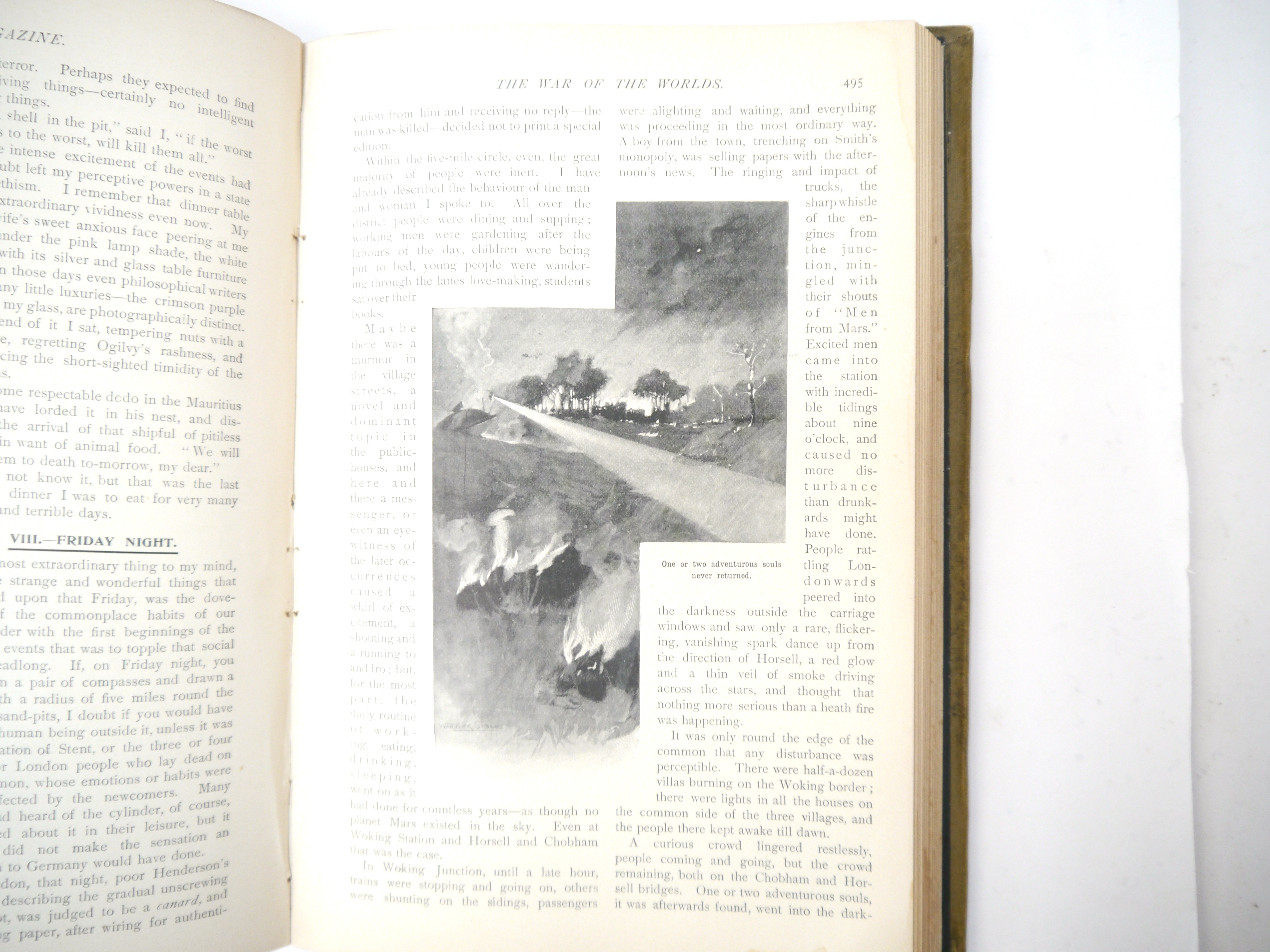 H.G. Wells; Warwick Goble (ill.): 'The War of the Worlds. Pearson's Magazine Volumes III & IV, - Bild 7 aus 14