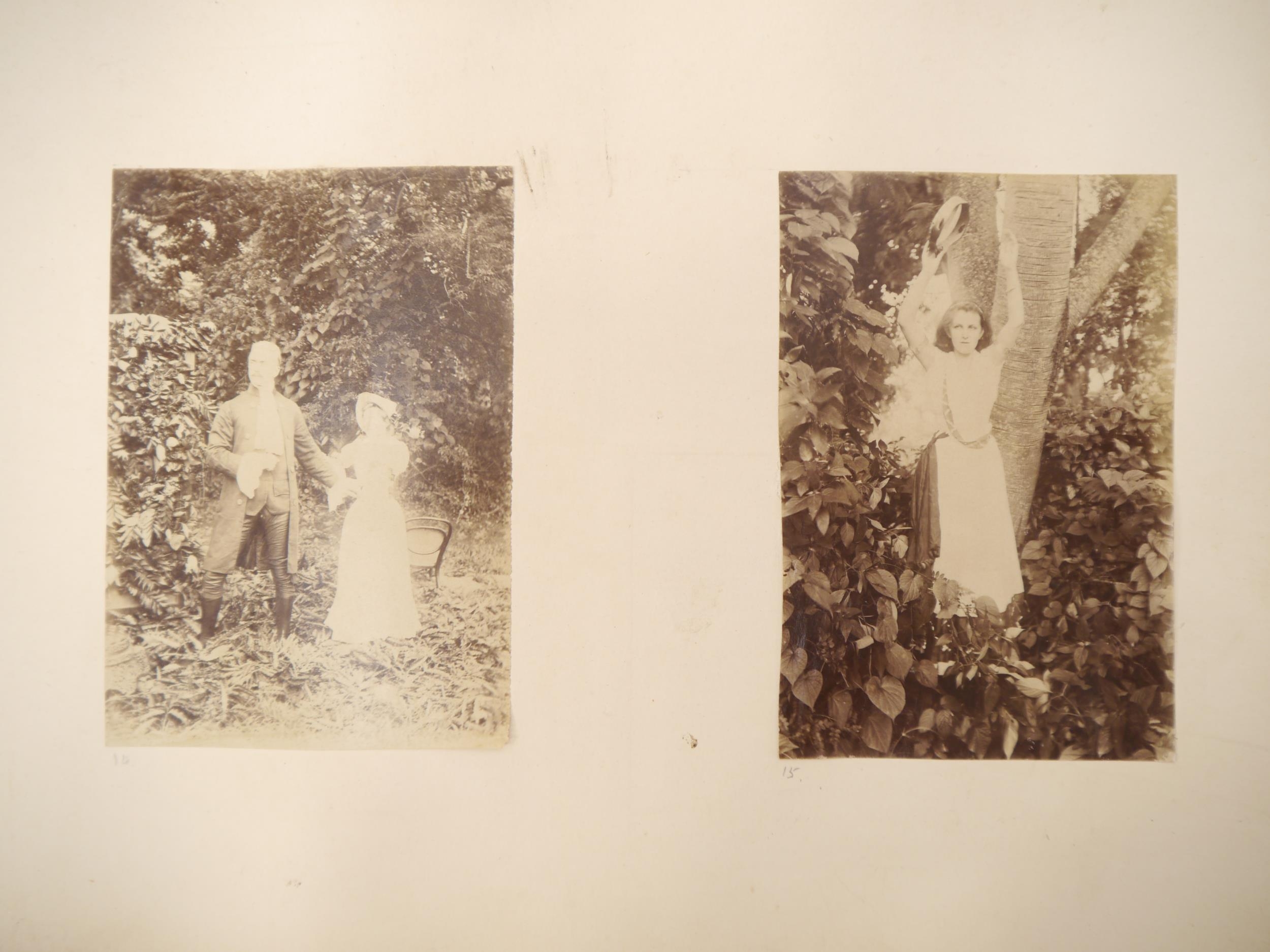 A victorian photograph album circa 1860's/ 70's containing approx 75 mounted albumen print - Bild 11 aus 40