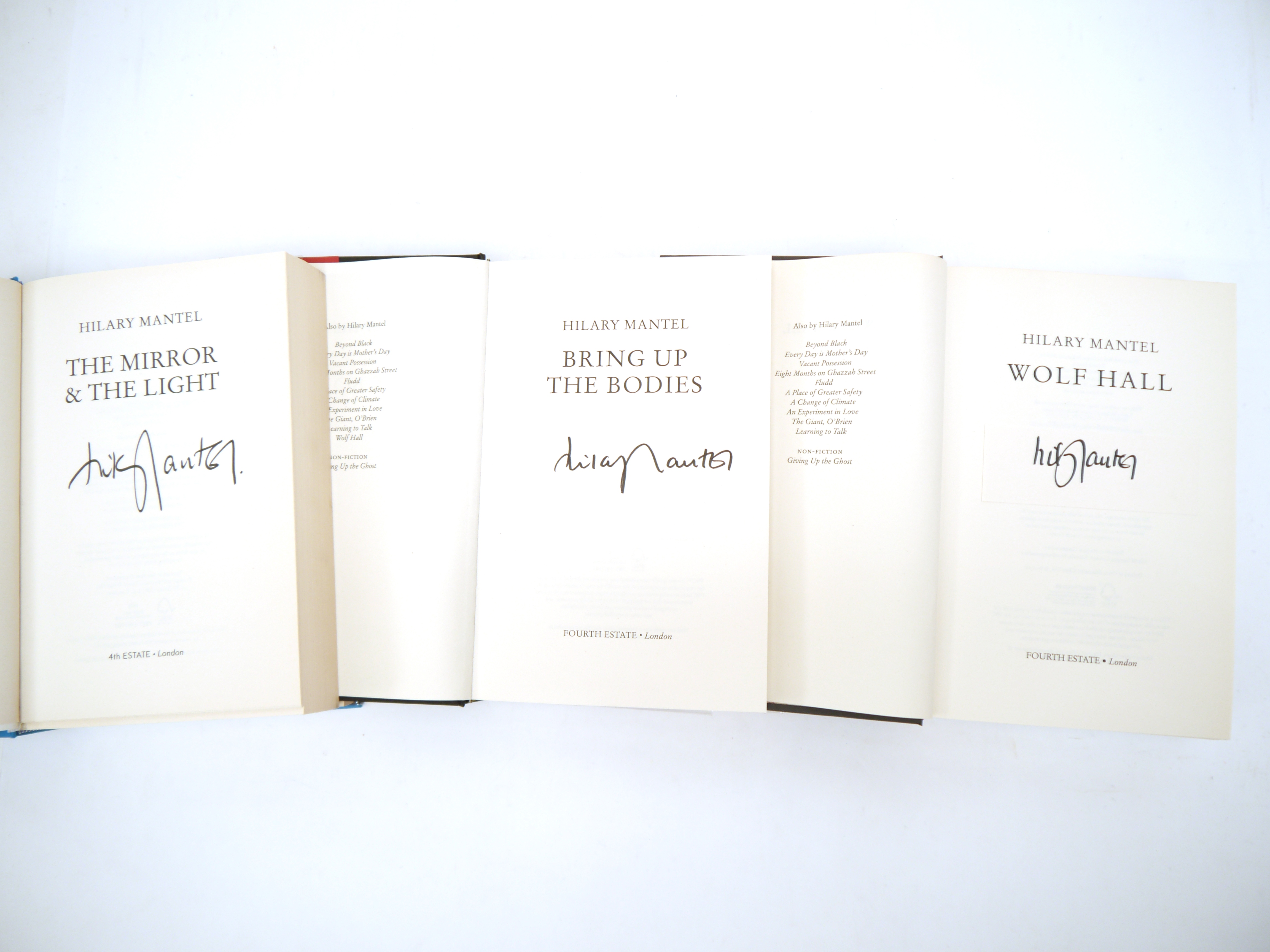 Hilary Mantel: [The Thomas Cromwell Trilogy], all signed UK first editions, first impressions, all - Image 3 of 4
