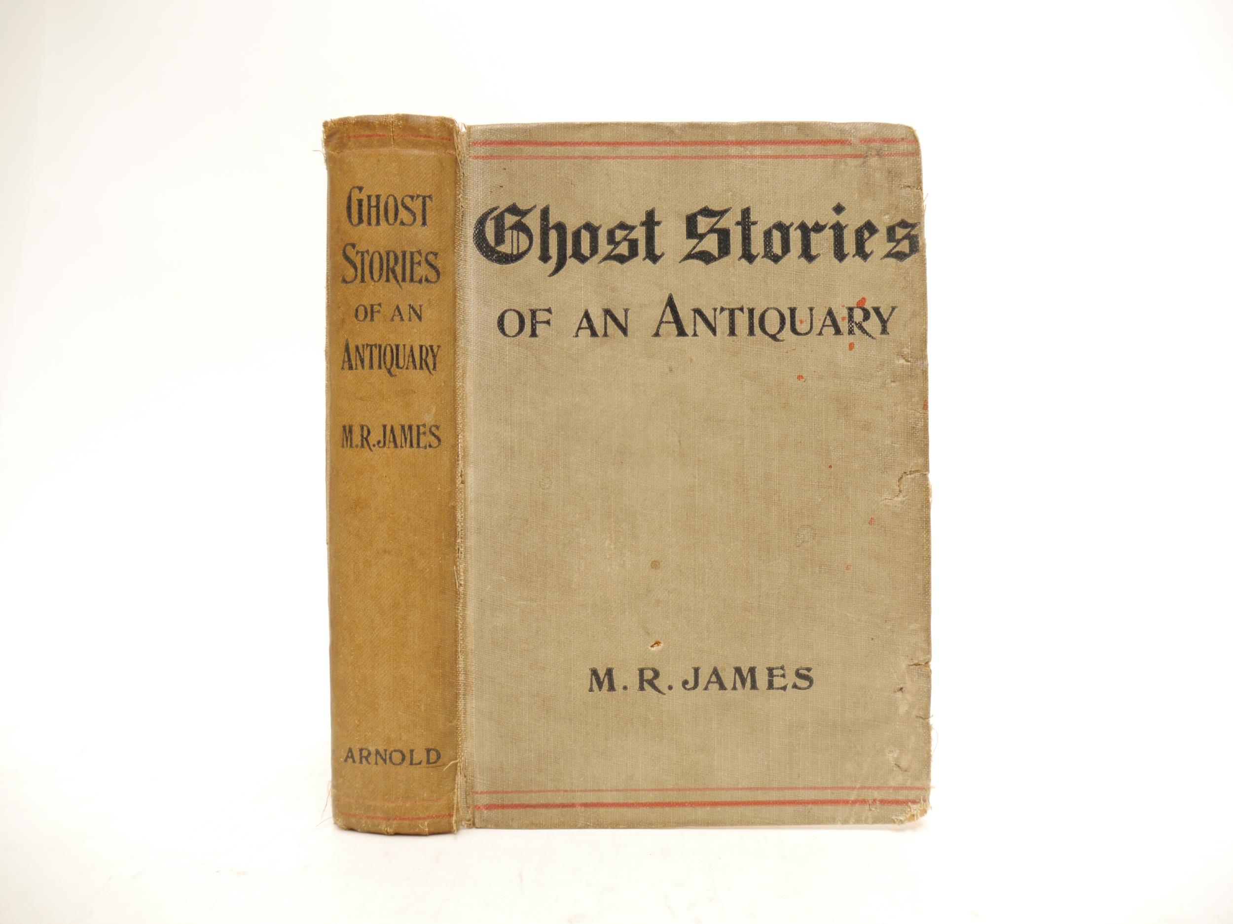 M.R. James: 'Ghost-Stories of an Antiquary', London, Edward Arnold, 1922, 6th impression, rear end