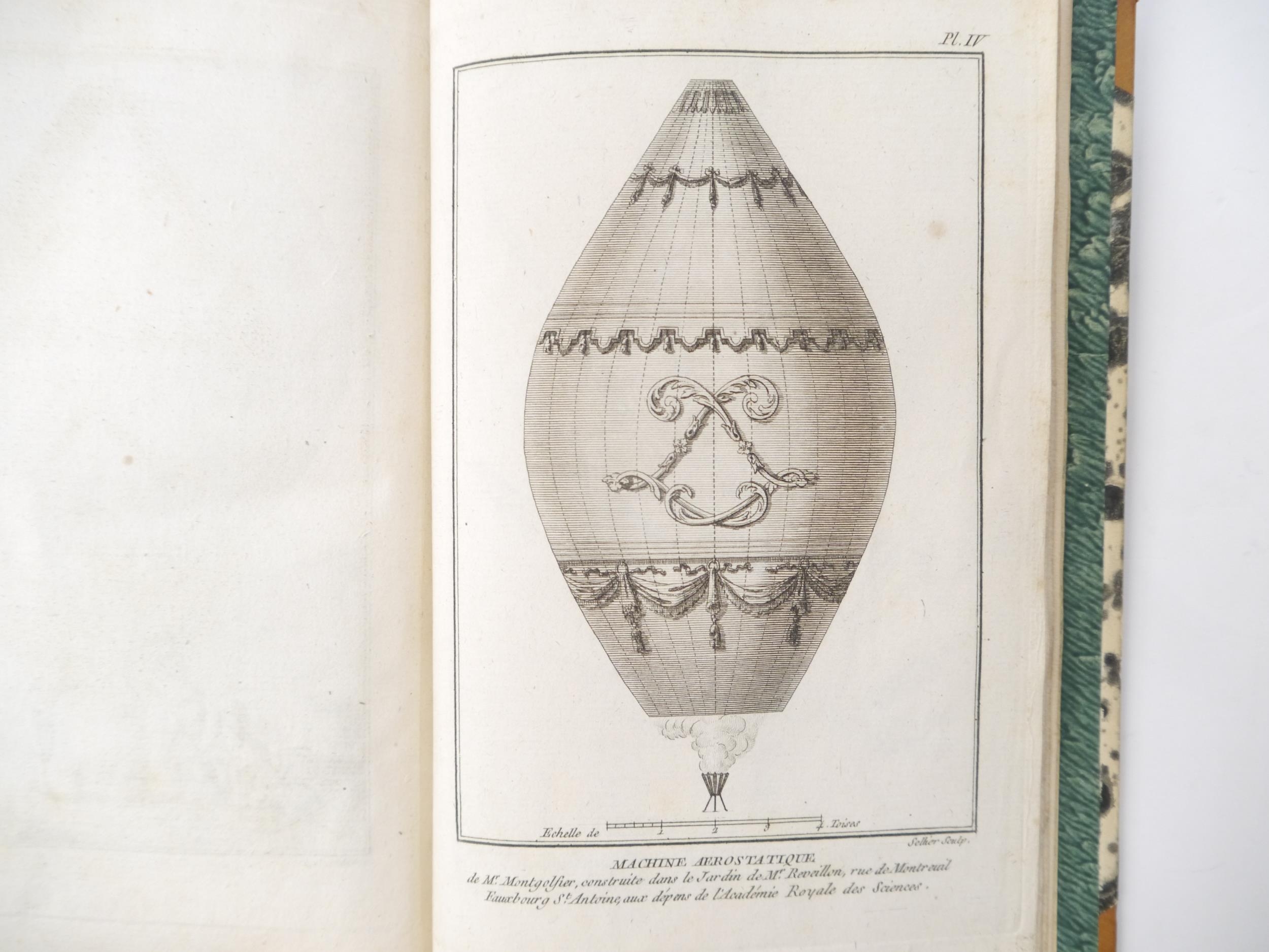 (Ballooning, Aviation, Montgolfier Brothers.) Barthelemy Faujas de Saint-Fond: 'Description des - Bild 7 aus 11