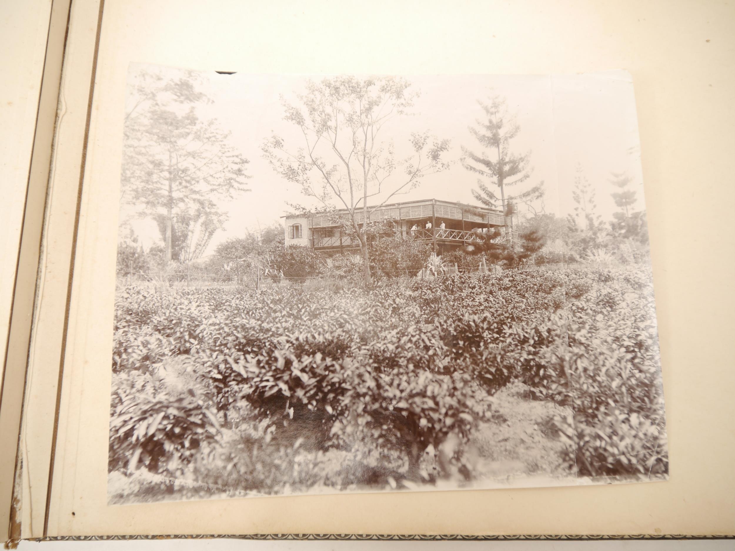 A victorian photograph album circa 1860's/ 70's containing approx 75 mounted albumen print - Bild 38 aus 40