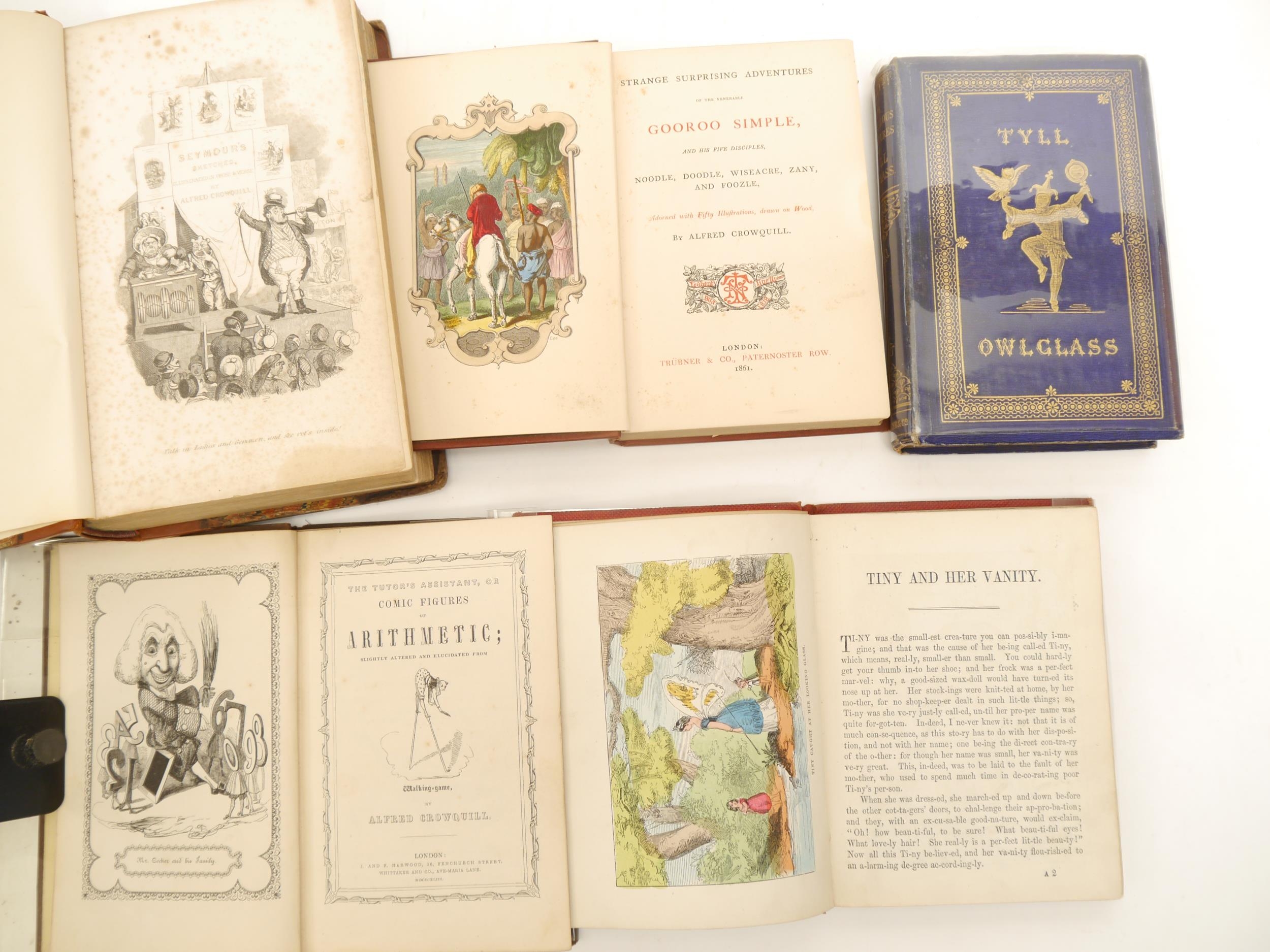 Alfred Crowquill [i.e. Alfred Henry Forrester], 5 titles/illustrated titles, comprising K.R.H. - Bild 2 aus 2