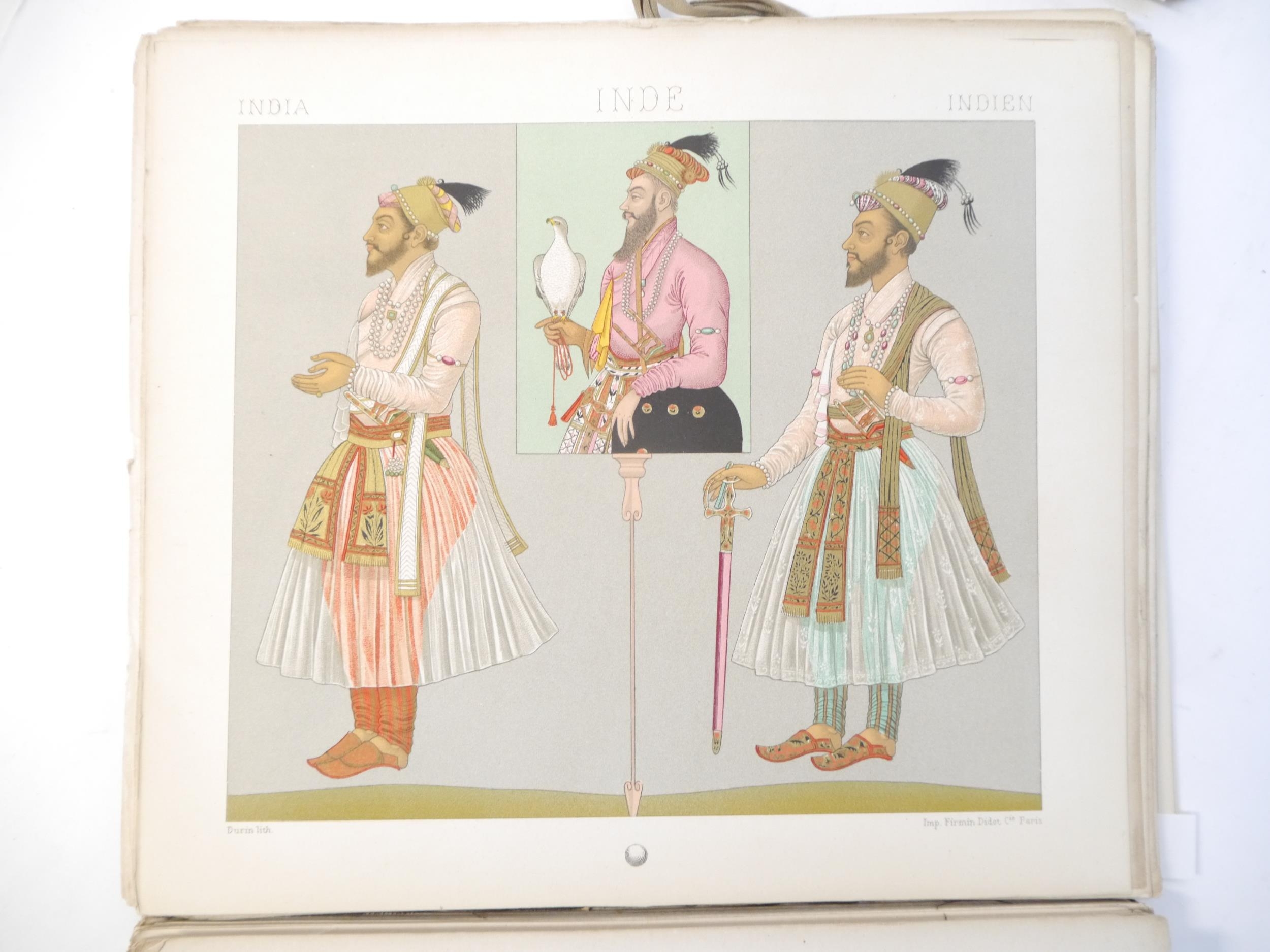 (Chromolithograph plates, Costume.) Auguste Racinet: 'Le Costume Historique', Paris, Firmin-Didot et - Image 13 of 16