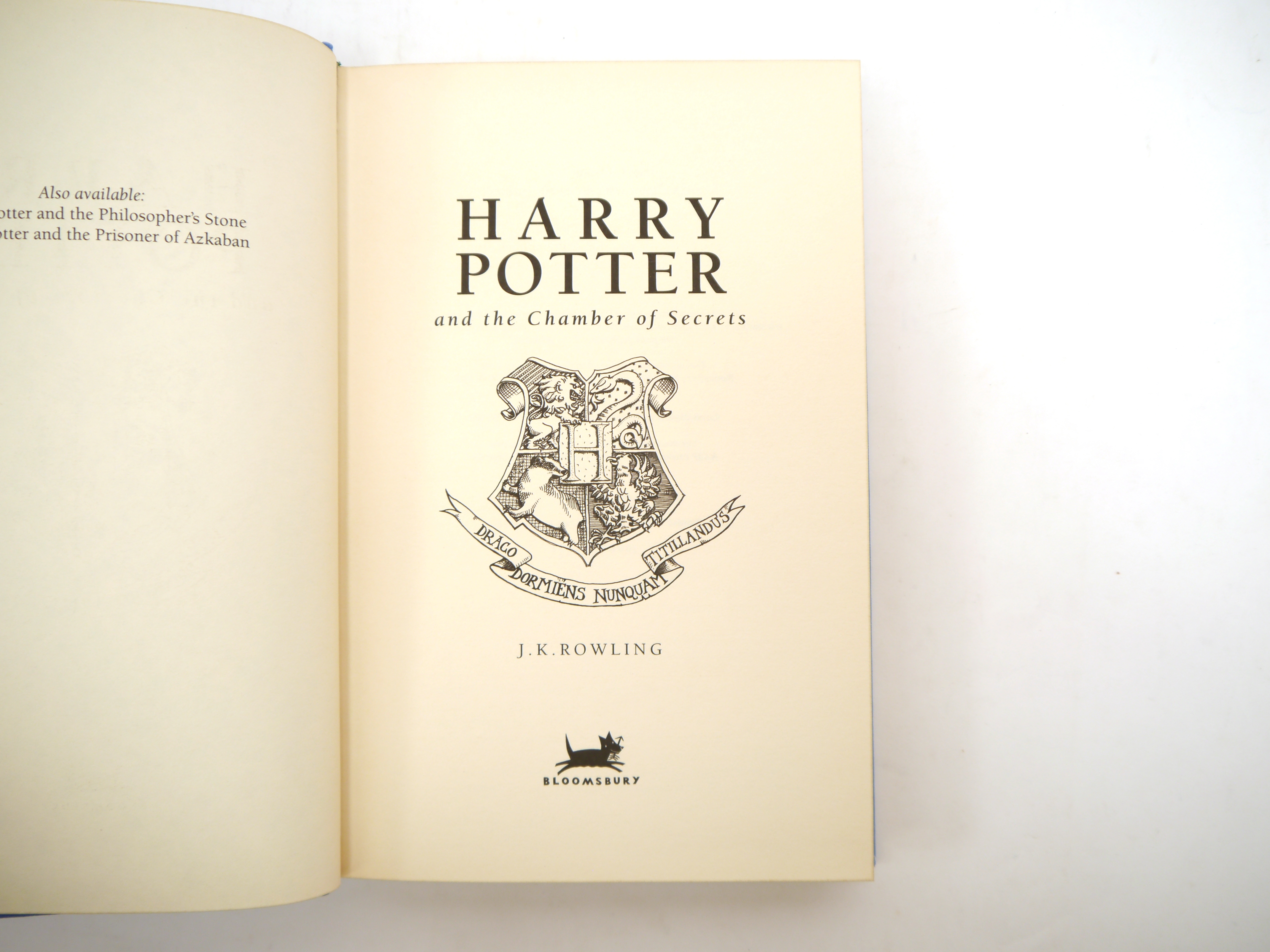 J.K. Rowling: 'Harry Potter and the Chamber of Secrets', London, Bloomsbury, 1999, 1st deluxe - Image 3 of 7