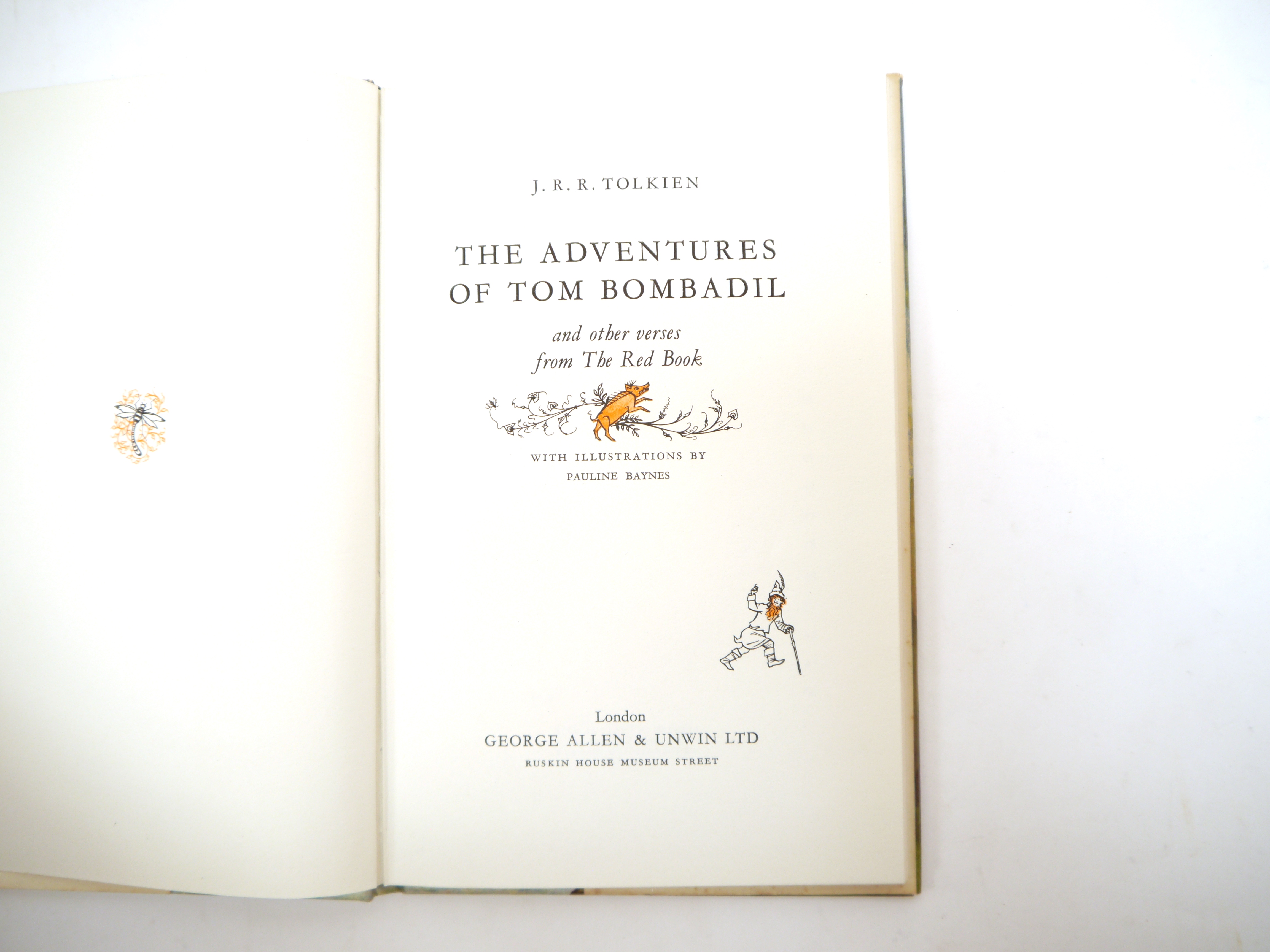 J.R.R. Tolkien: 'The Adventures of Tom Bombadil', London, George Allen & Unwin, 1962, 1st edition, - Image 2 of 5
