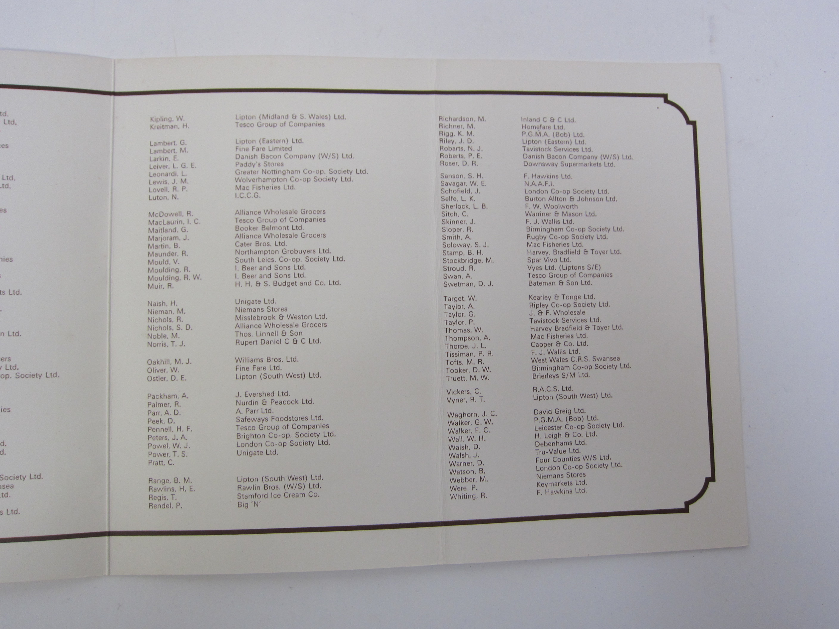 (Muhammad Ali, Boxing.) A Royal Lancaster Hotel, London, 1971 Guest List, signed by the boxing - Bild 3 aus 4