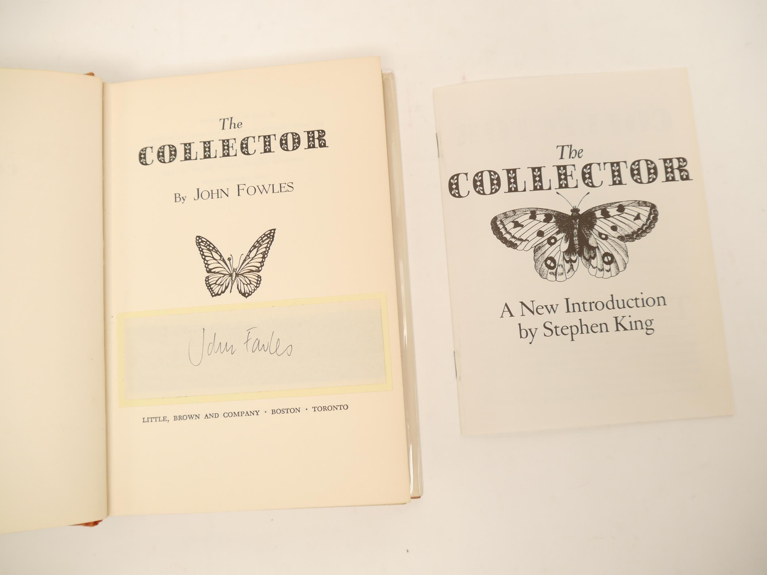 John Fowles: 'The Collector', Boston & Toronto, Little, Brown & Company, 1963, 1st US edition, - Bild 2 aus 2