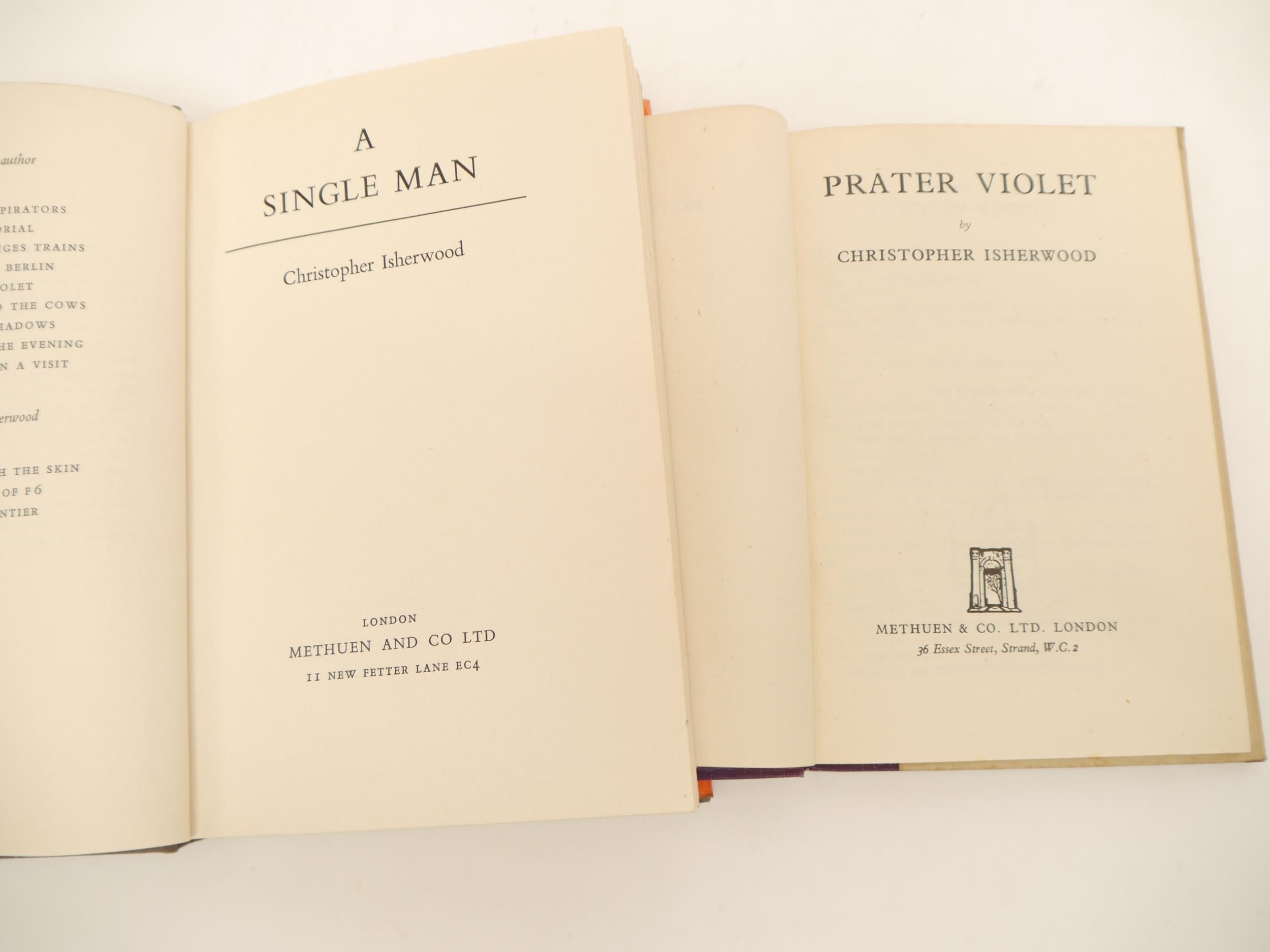 Christopher Isherwood, 2 titles, both published London, Methuen, both 1st editions, both original - Bild 2 aus 2