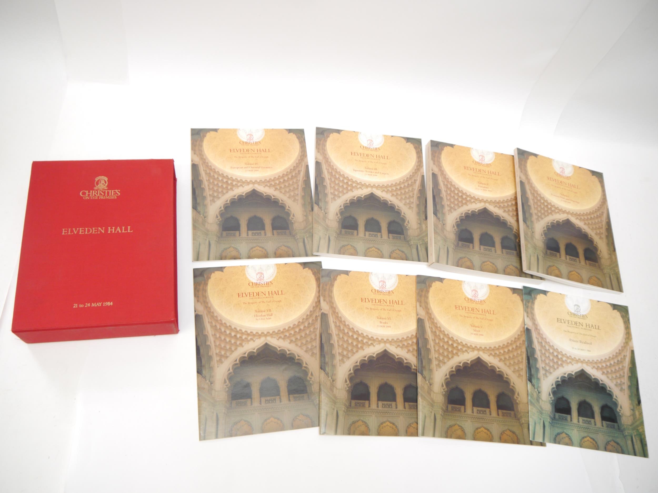 (India, Sikh Empire, Punjab.) Elveden Hall Christie's sale catalogue, 1984, a complete set of 8