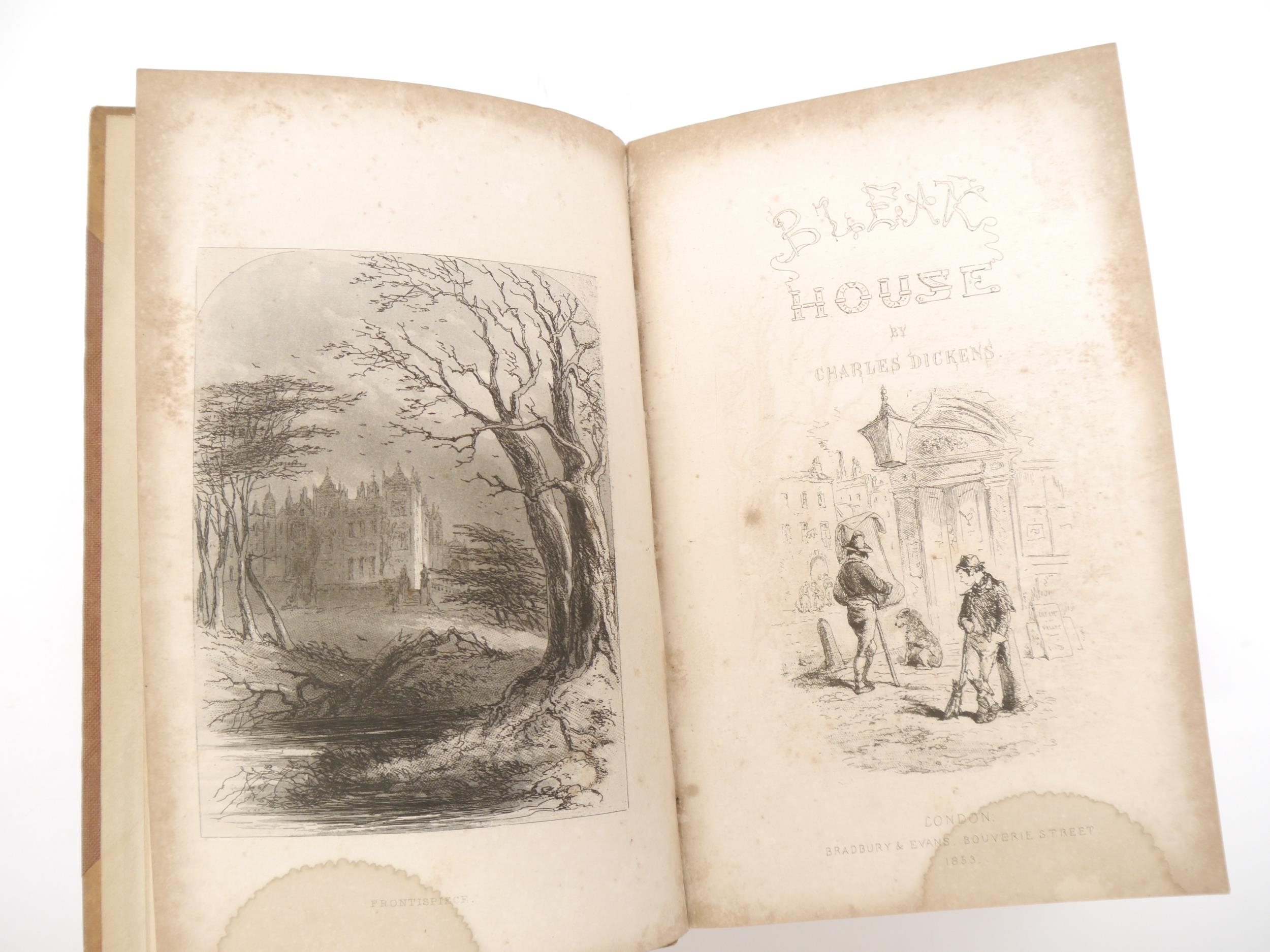 Charles Dickens: 'Bleak House', London, Bradbury & Evans, 1853, 1st edition in book form, conforms