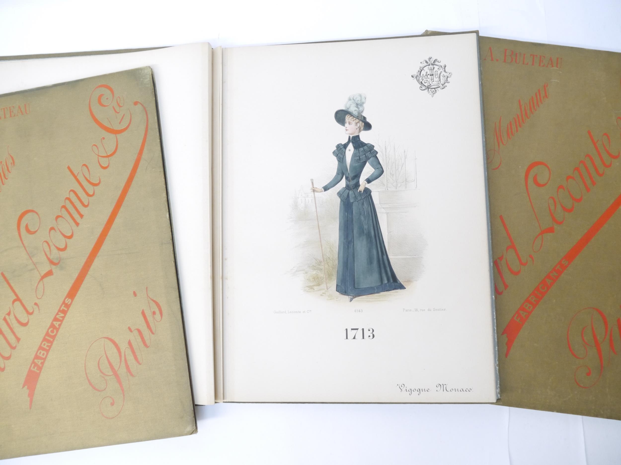 (Fashion Plates, Costume.) Four Trade Catalogues c.1880 for Maison A. Bulteau, Gaillard, Lecomte & - Image 9 of 18