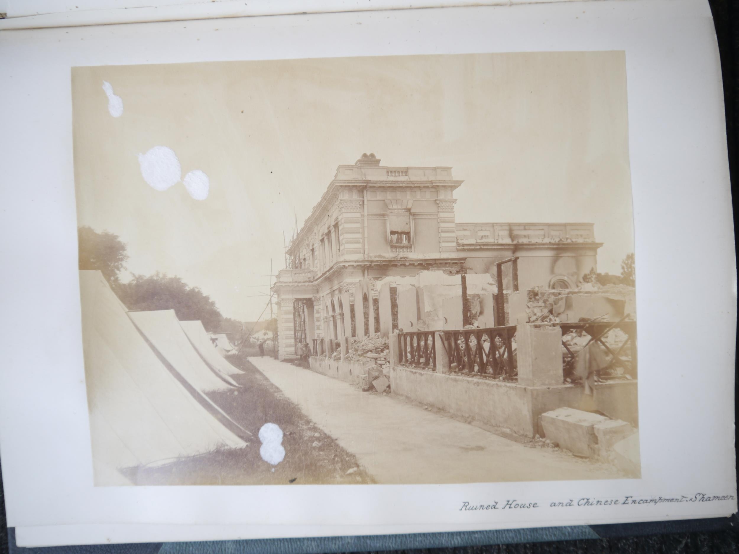 (Lai Afong, China, Canton, Hong Kong, Singapore, Asia.) Three large photograph albums containing - Image 59 of 86