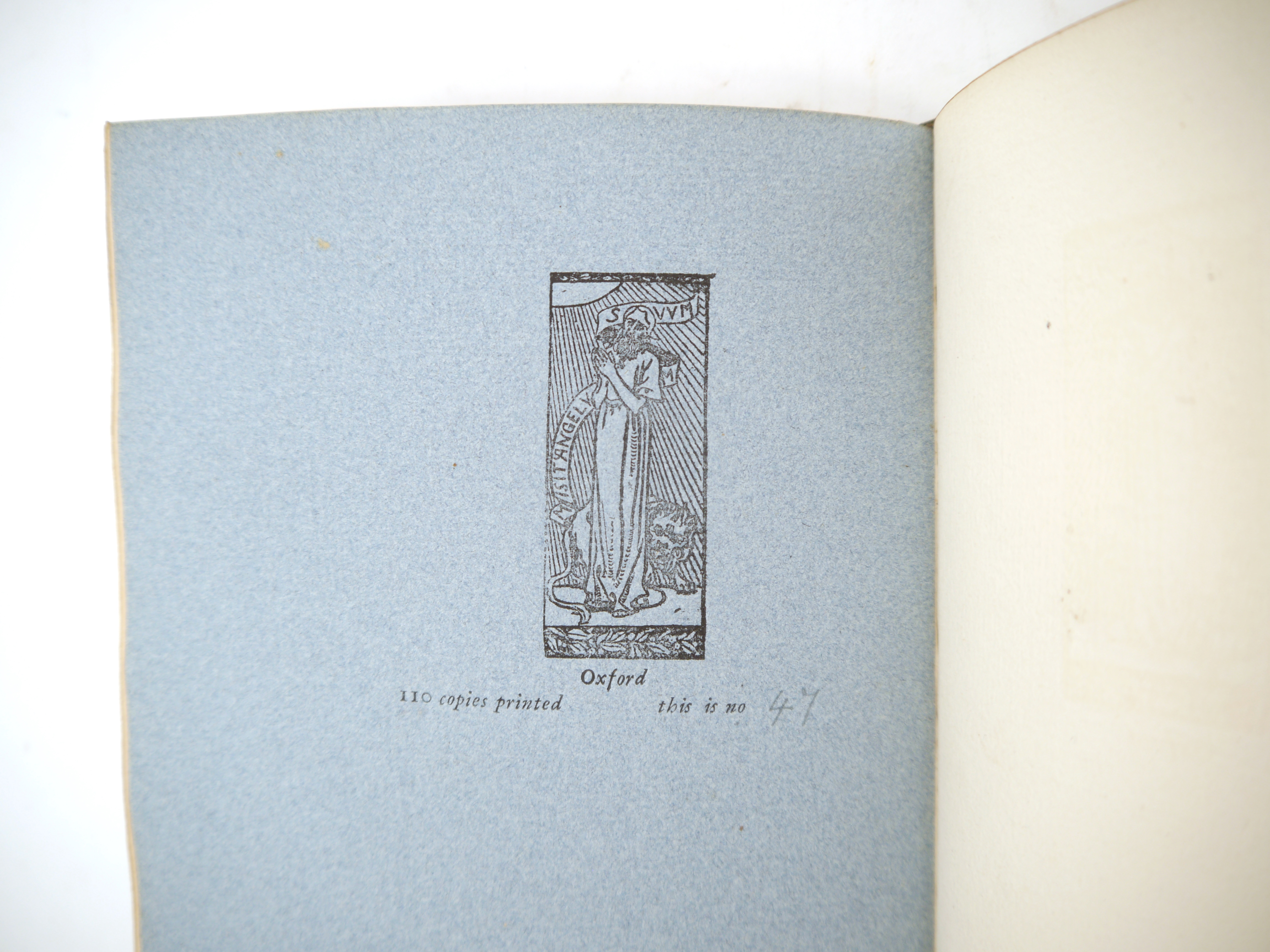 (Daniel Press, Katharine Adams binding.) 'A Royal Guest. Christmas 1900', Oxford, Daniel Press, - Image 5 of 8