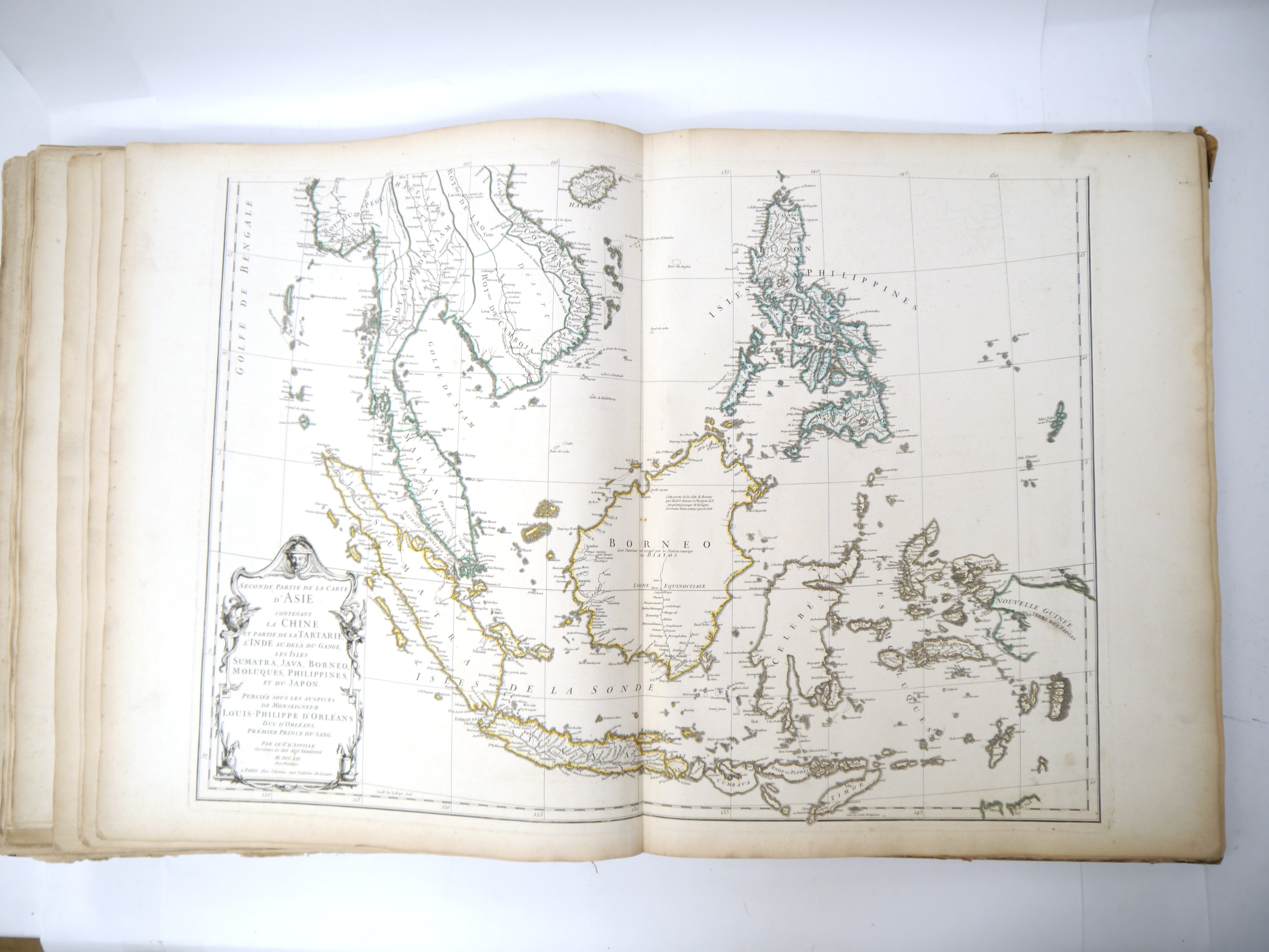 (Atlas.), EARLIEST ISSUES INCLUDING LOUISIANA, JEAN BAPTISTE BOURGUIGNON D’ANVILLE. A Composite - Image 21 of 33