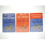 Evelyn Waugh, Sword of Honour trilogy: 'Men at Arms', 1952, 1st edition, 'Officers and Gentlemen',