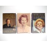 Margaret Thatcher, 3 titles, all signed first editions, first impressions, all published London,