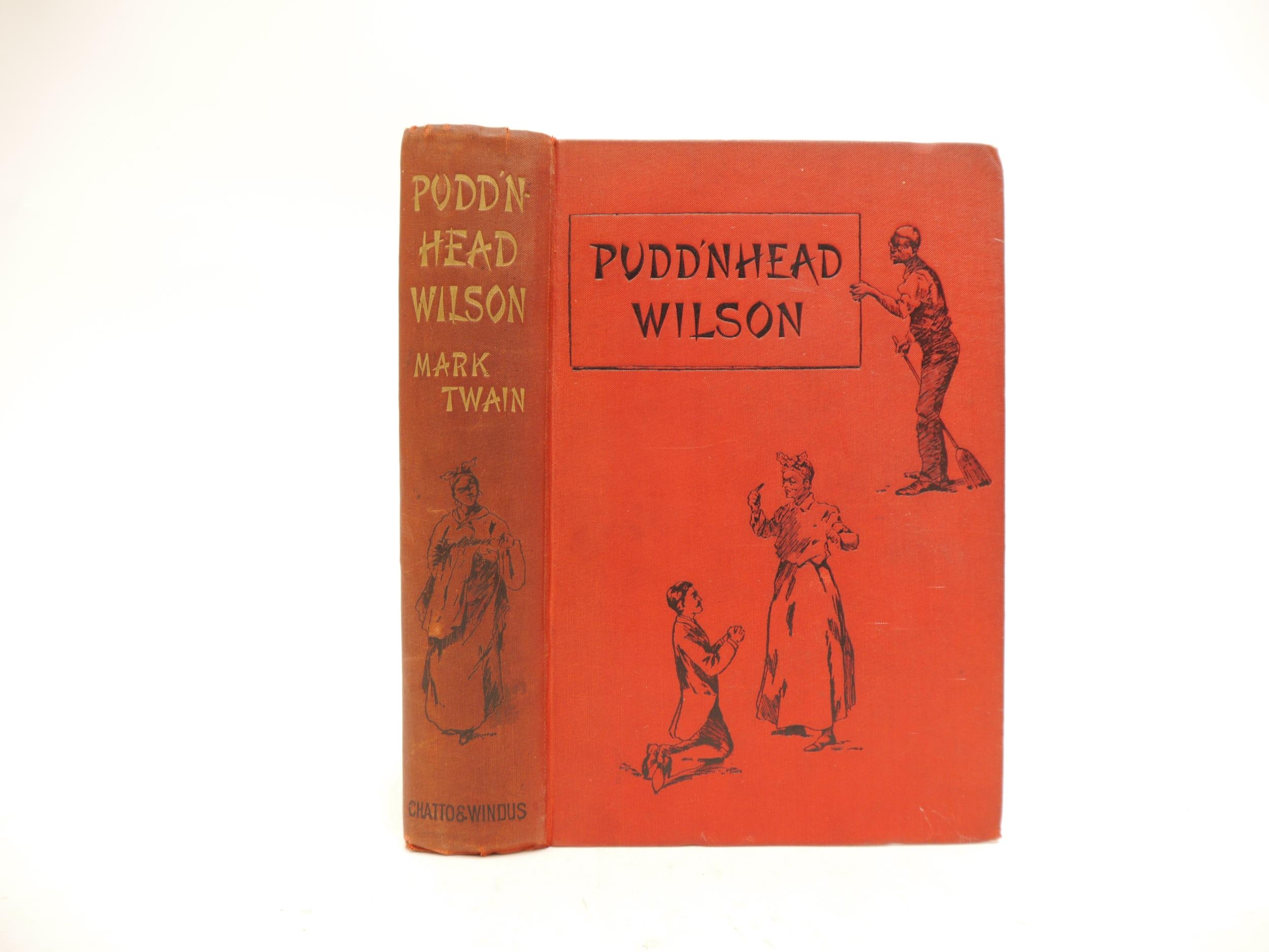 Mark Twain: 'Pudd'nhead Wilson', London, Chatto & Windus, 1894, 1st UK edition, 32pp ads at end