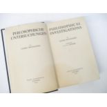 Ludwig Wittgenstein: 'Philosophical Investigations', translated by G.E.M. Anscombe, Oxford, Basil