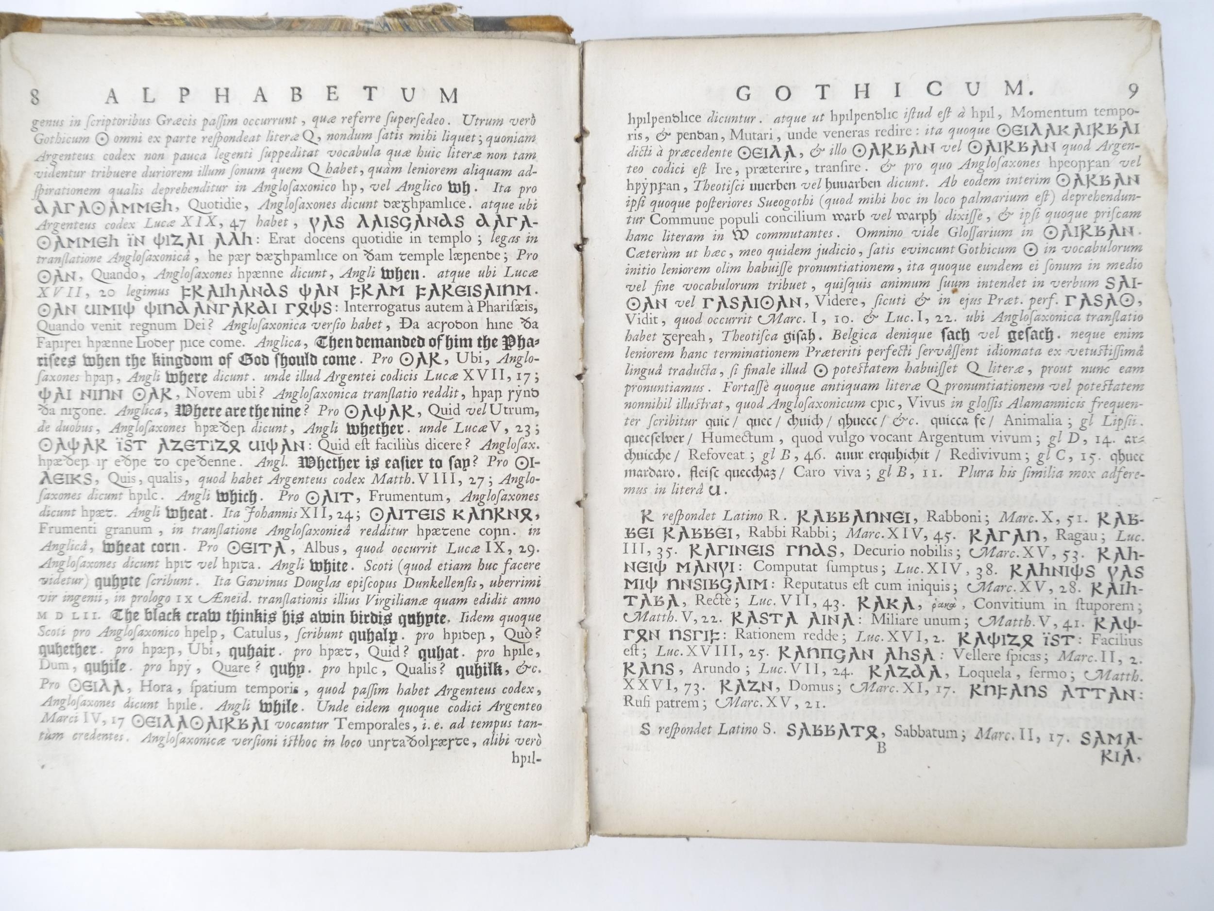 (Germanic Philology, Gothic & Old Germanic Languages, Dictionary Gothic & Latin, Runes.) - Bild 5 aus 12