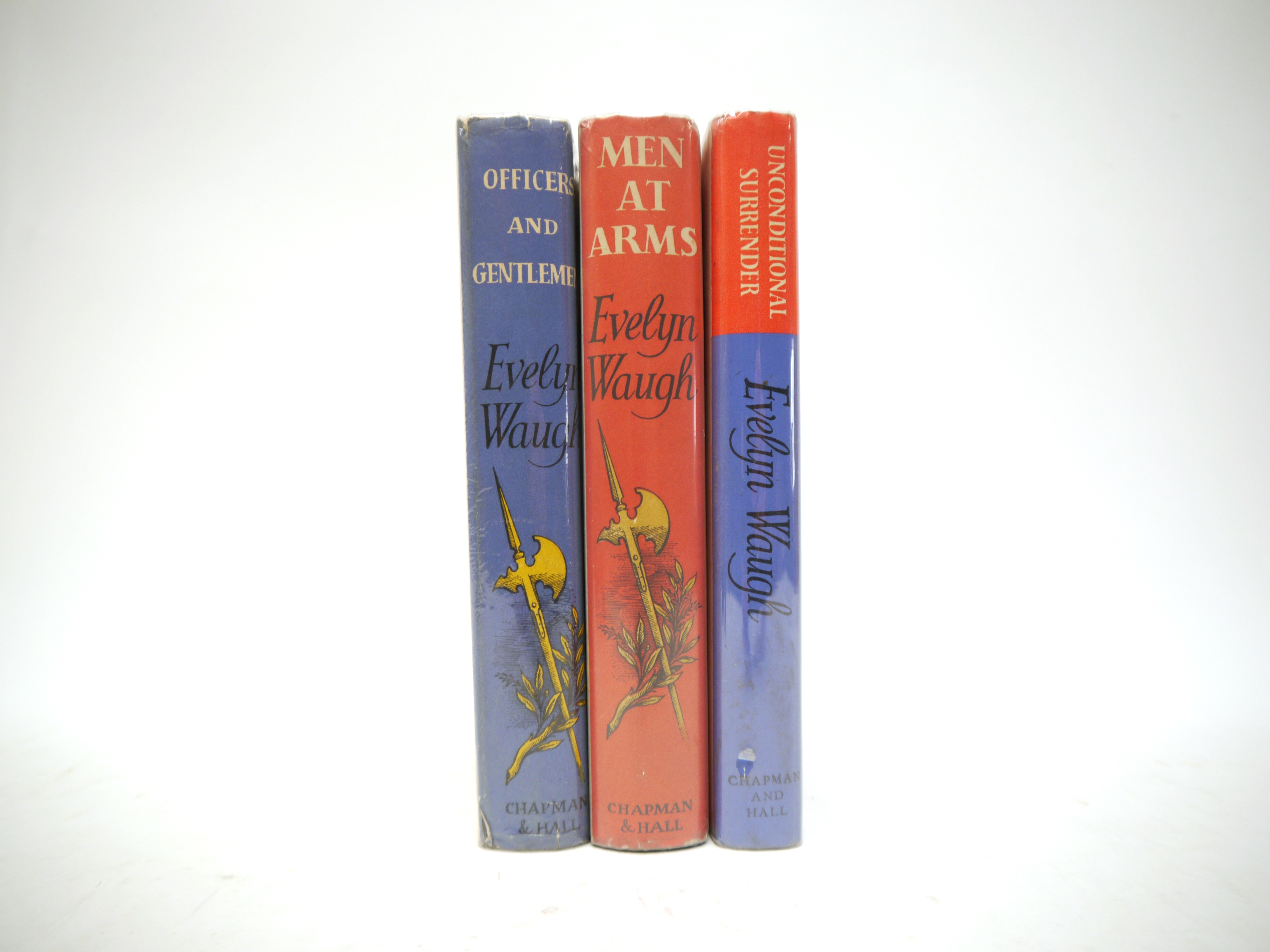 Evelyn Waugh, Sword of Honour trilogy: 'Men at Arms', 1952, 1st edition, 'Officers and Gentlemen', - Image 2 of 4