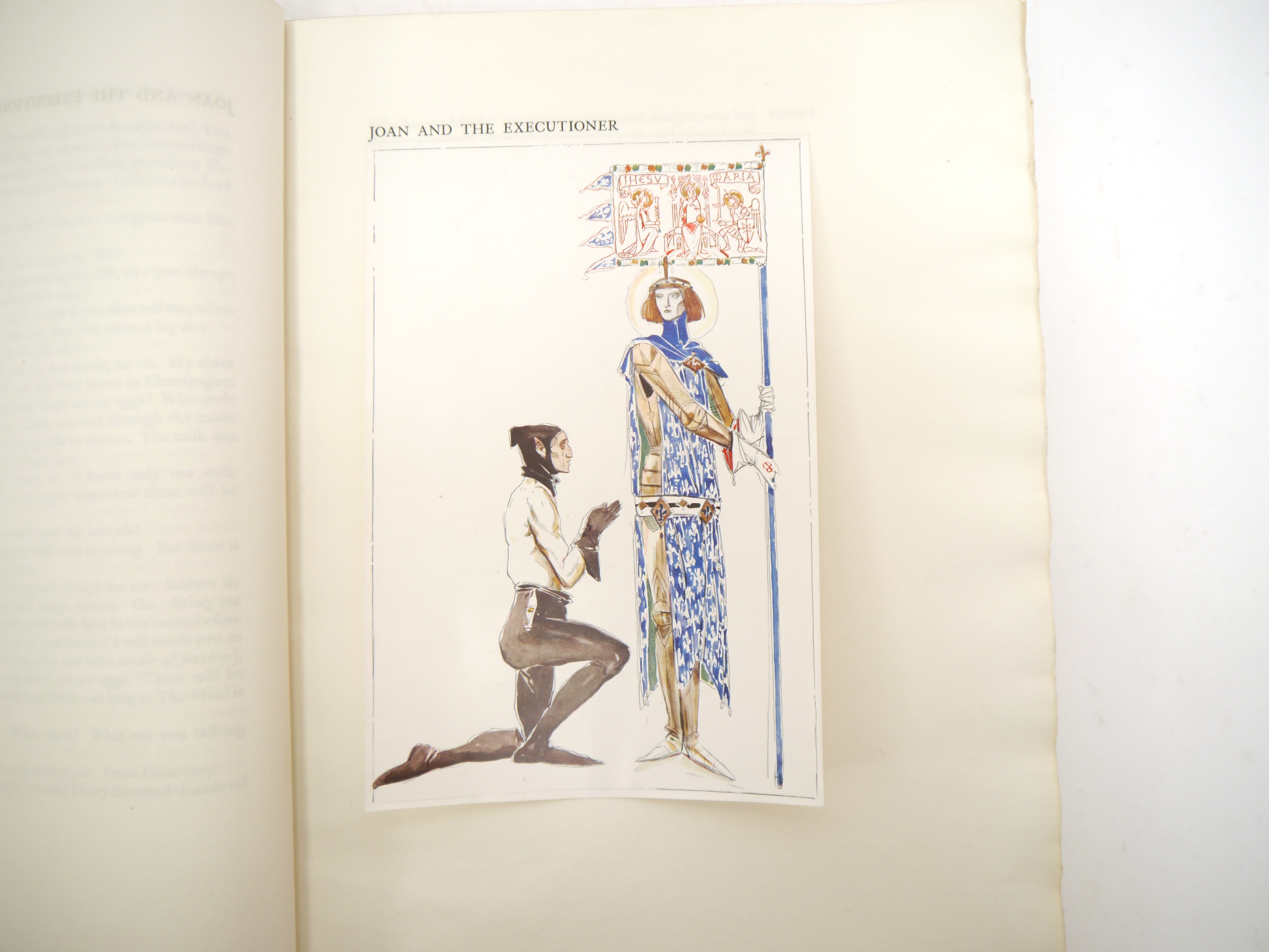 Charles Ricketts (ill.); George Bernard Shaw: 'Saint Joan', London, Constable & Co. Ltd., 1924, - Image 2 of 5