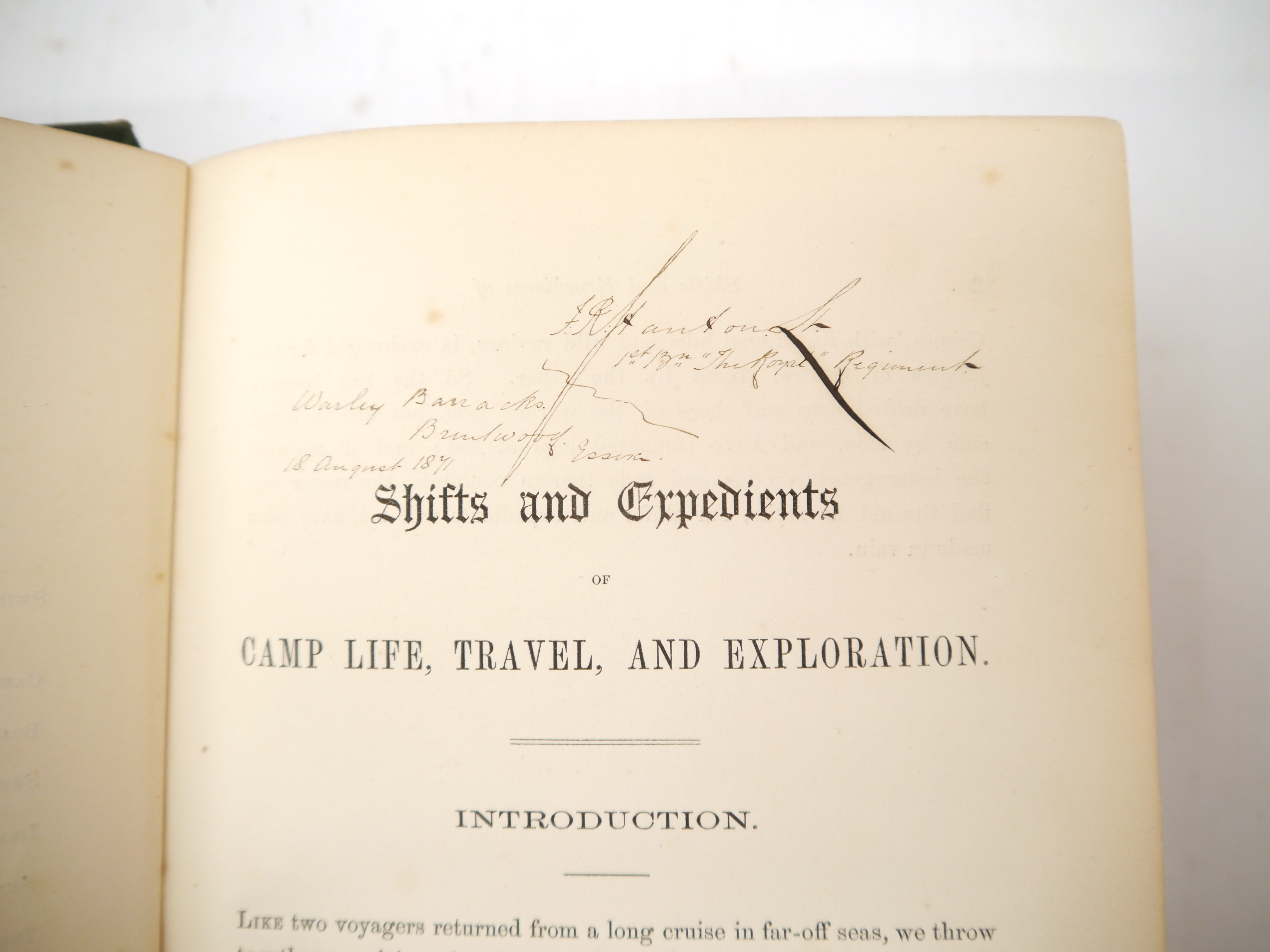 (Travel & Exploration.) William Barry Lord & Thomas Baines: 'Shifts and Expedients of Camp Life, - Bild 4 aus 7