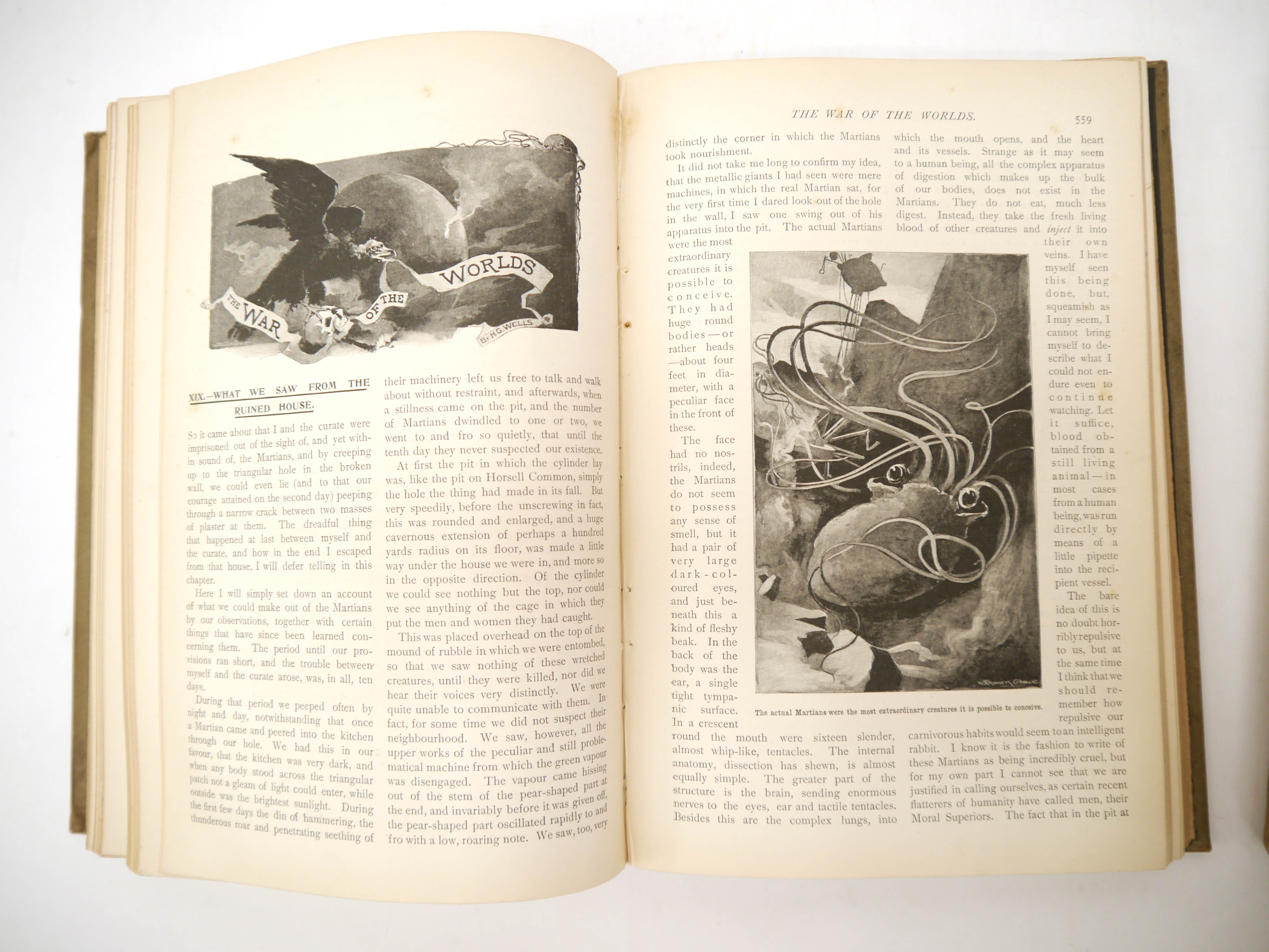 H.G. Wells; Warwick Goble (ill.): 'The War of the Worlds. Pearson's Magazine Volumes III & IV, - Bild 11 aus 14