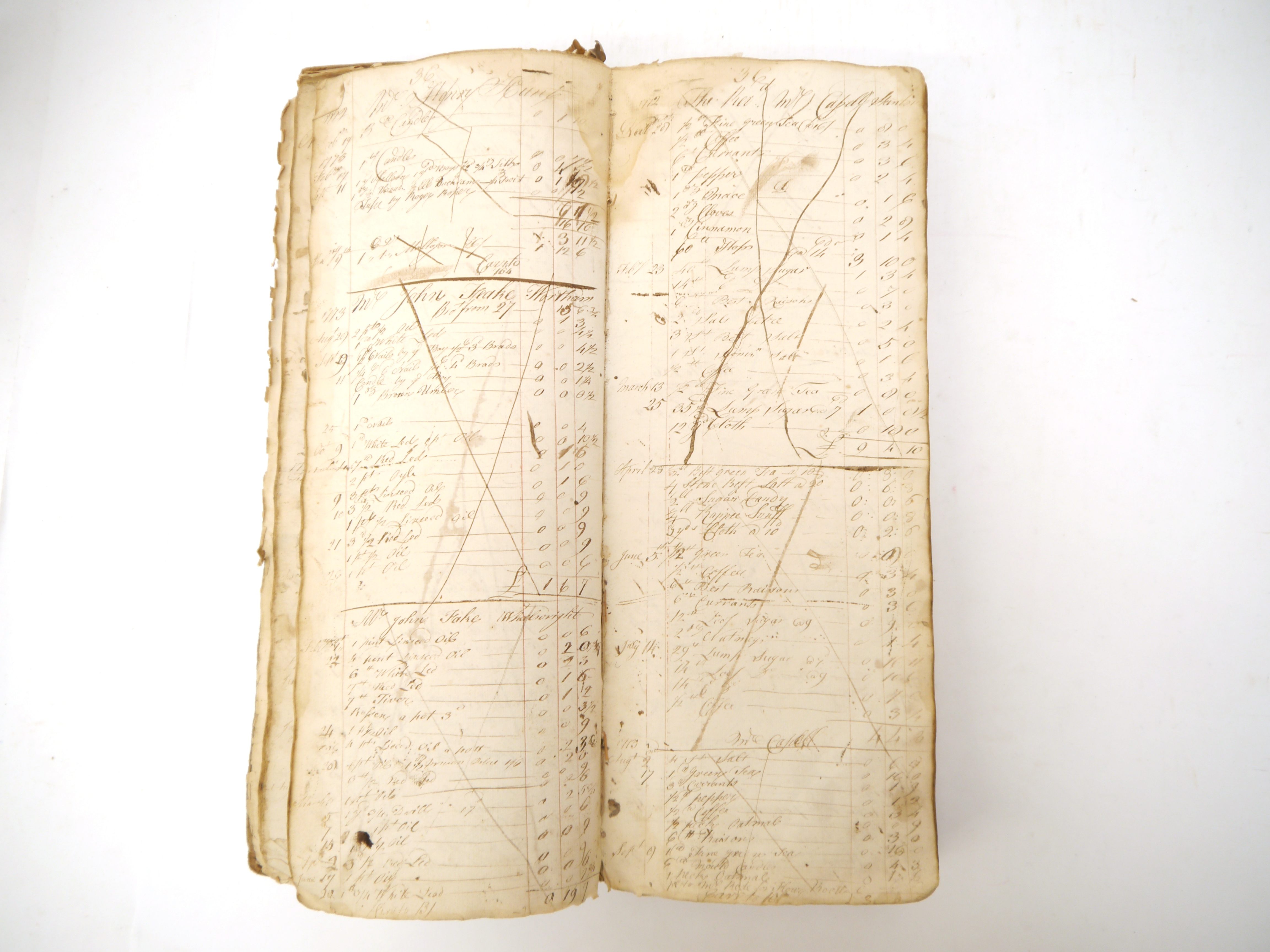 (Suffolk, Wortham.) [Ambrose Wretts.] A large manuscript account book, compiled 1772-1780 in the - Image 2 of 15