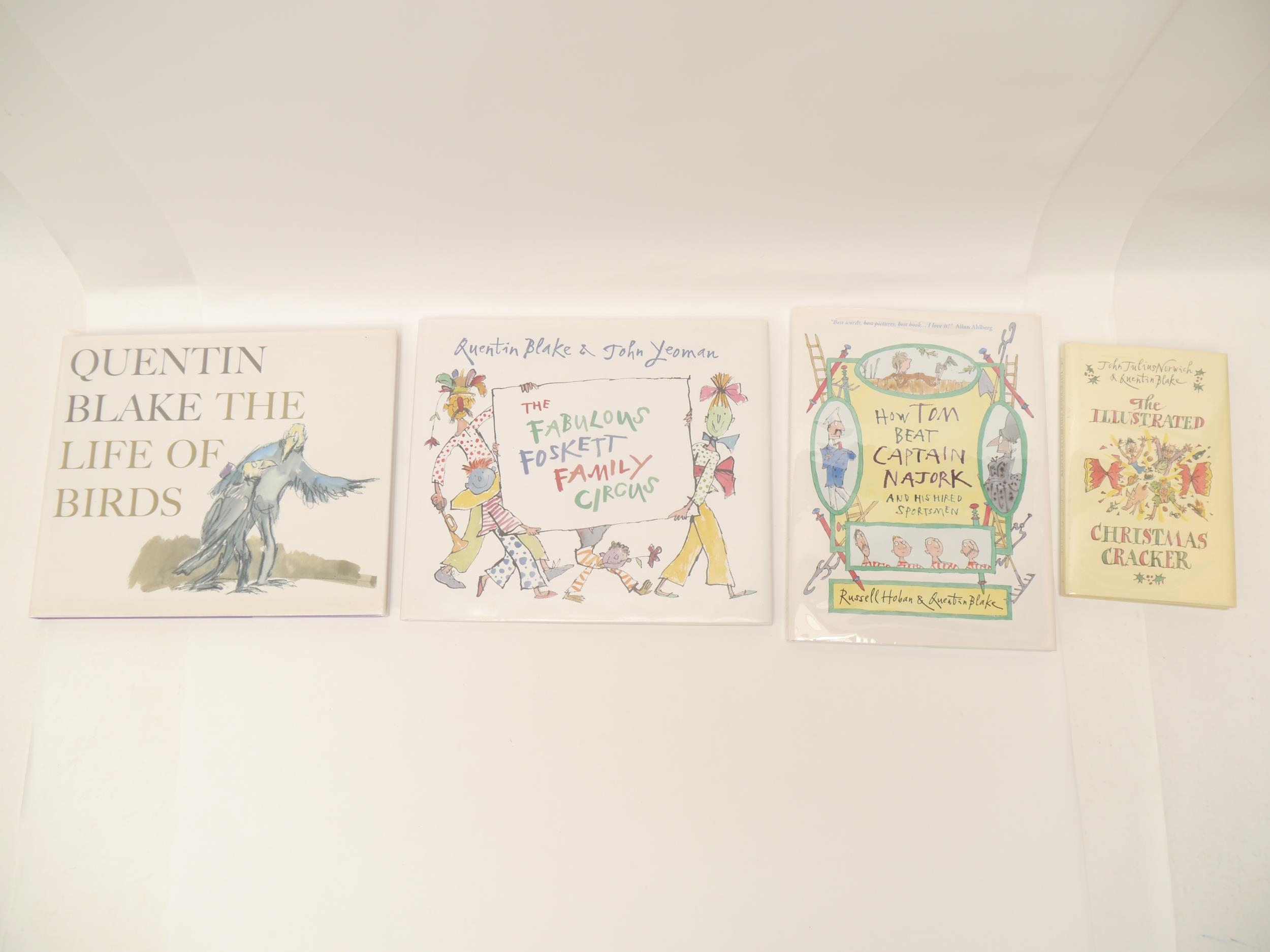 Quentin Blake, 4 titles by/illustrated by him, all signed by him, all original cloth, all in dust