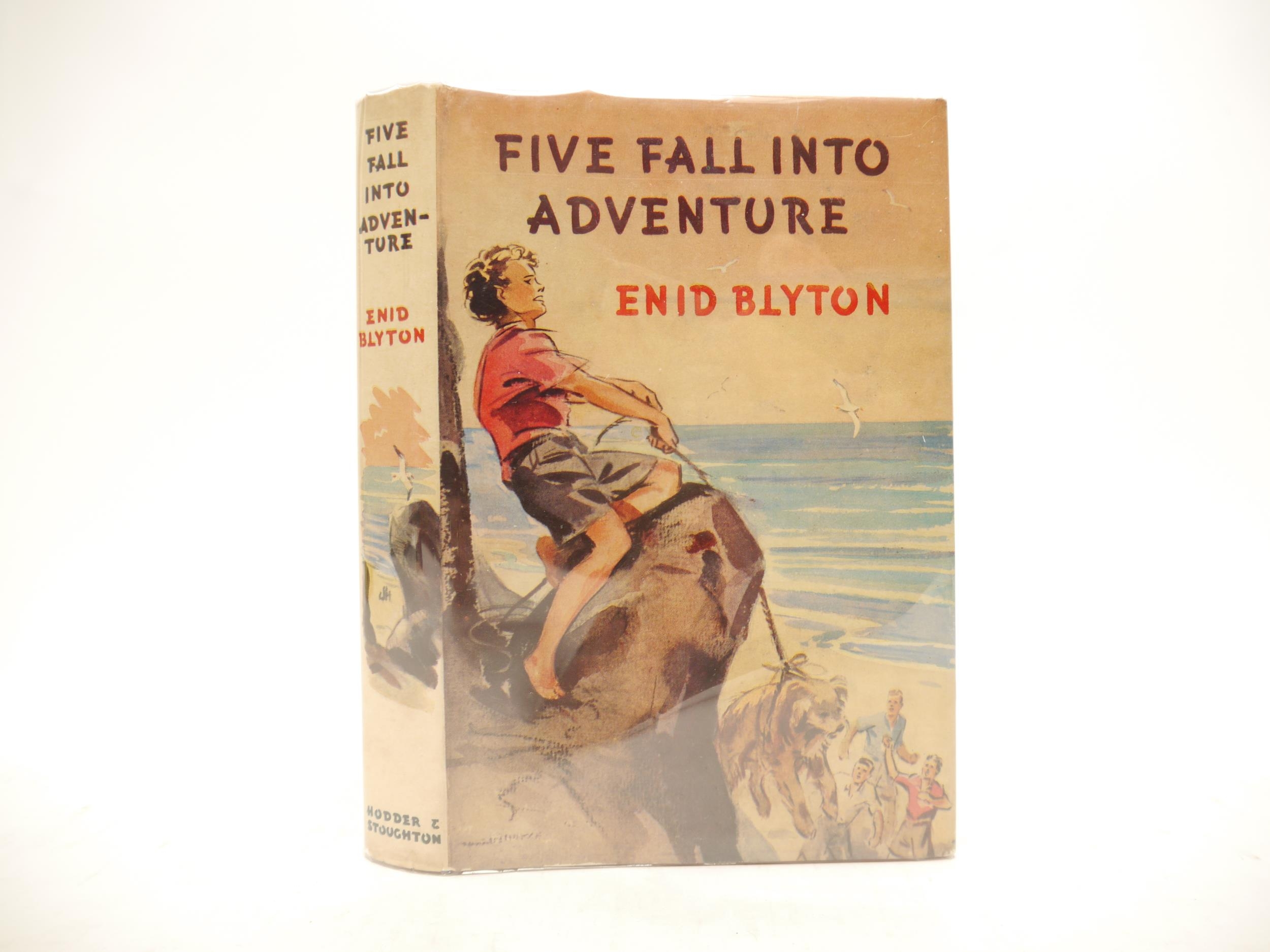 Enid Blyton: 'Five Fall Into Adventure', ill. Eileen Soper, London, Hodder & Stoughton, 1950, 1st