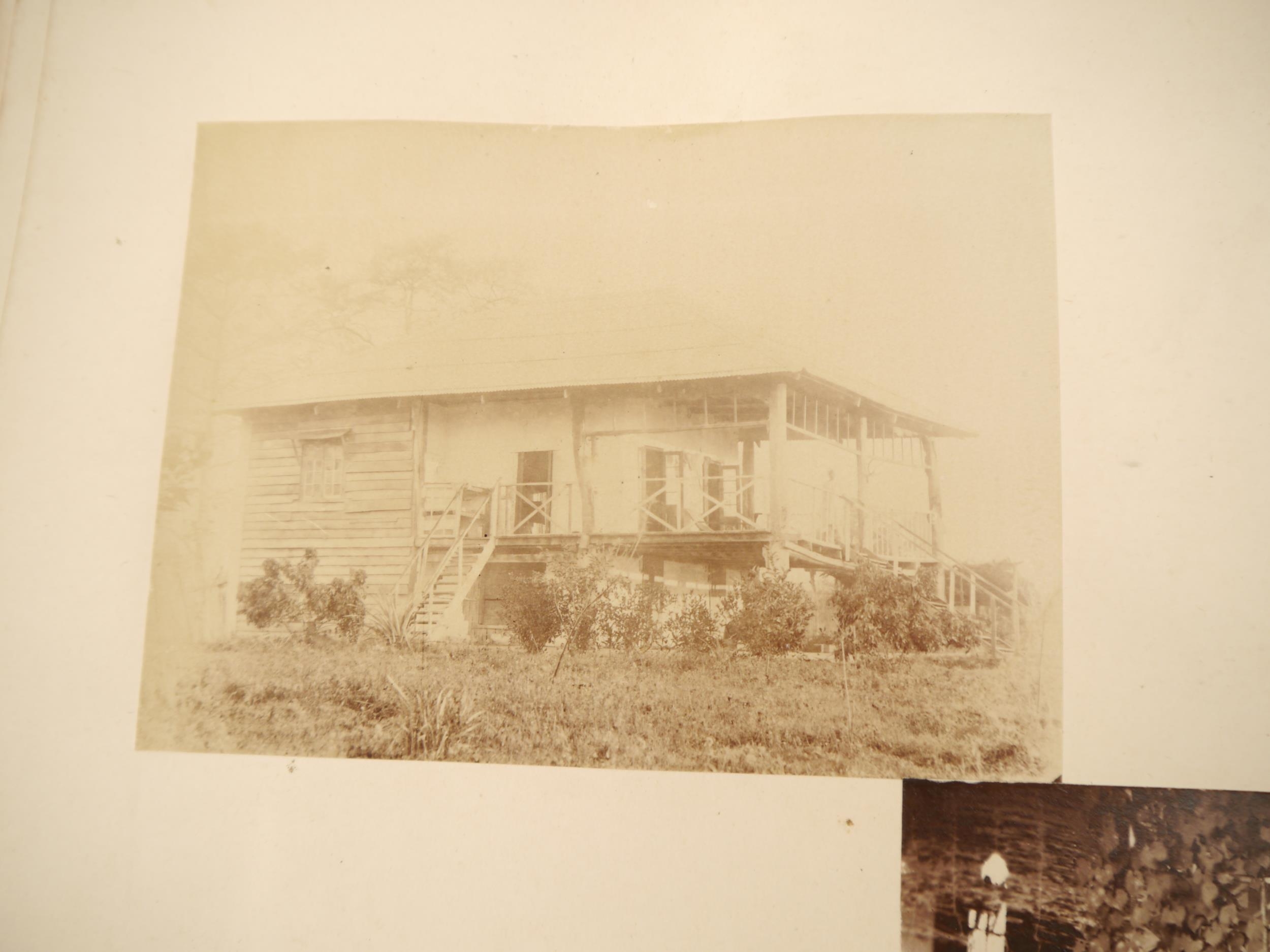 A victorian photograph album circa 1860's/ 70's containing approx 75 mounted albumen print - Bild 27 aus 40