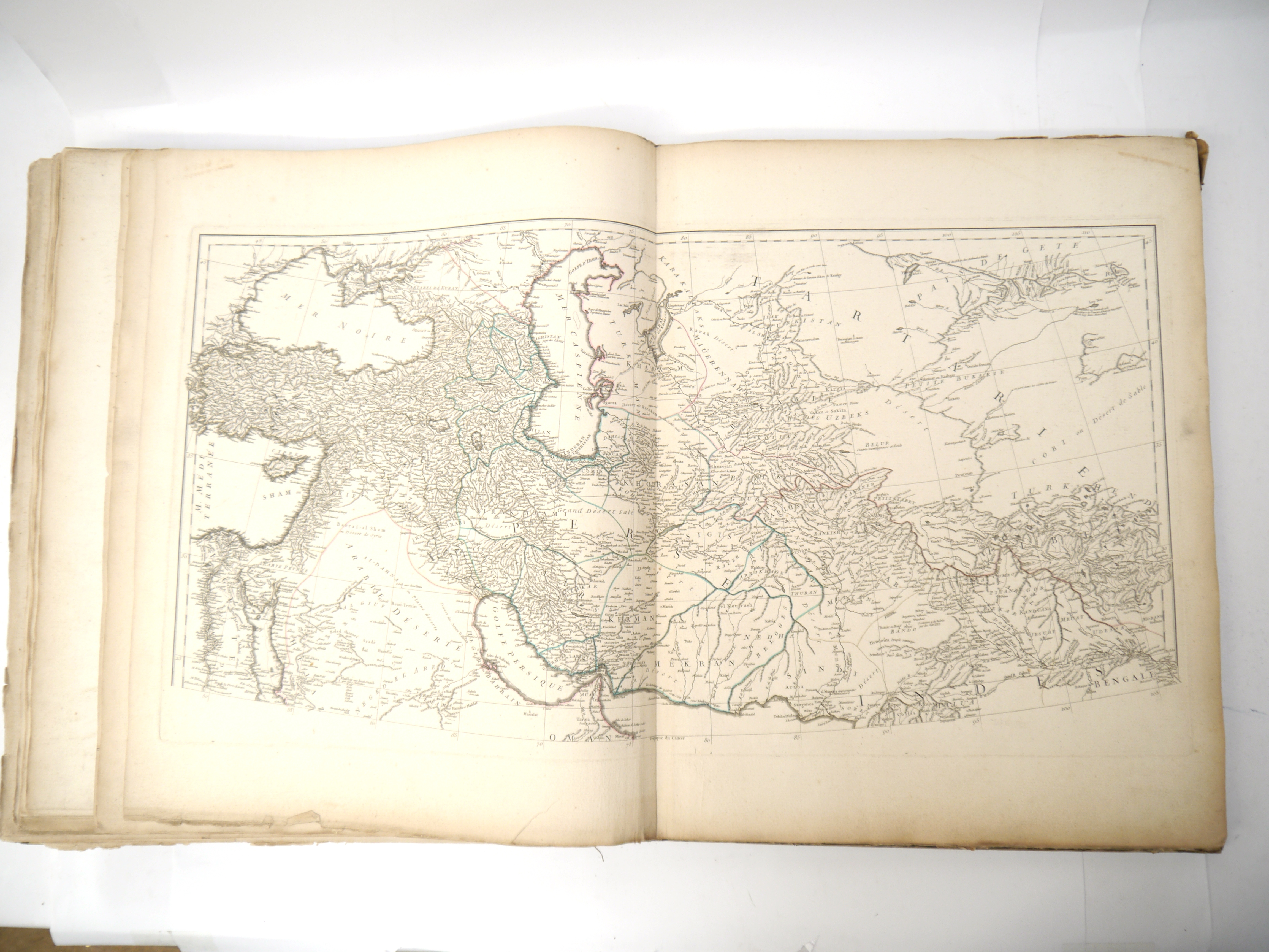 (Atlas.), EARLIEST ISSUES INCLUDING LOUISIANA, JEAN BAPTISTE BOURGUIGNON D’ANVILLE. A Composite - Image 20 of 33