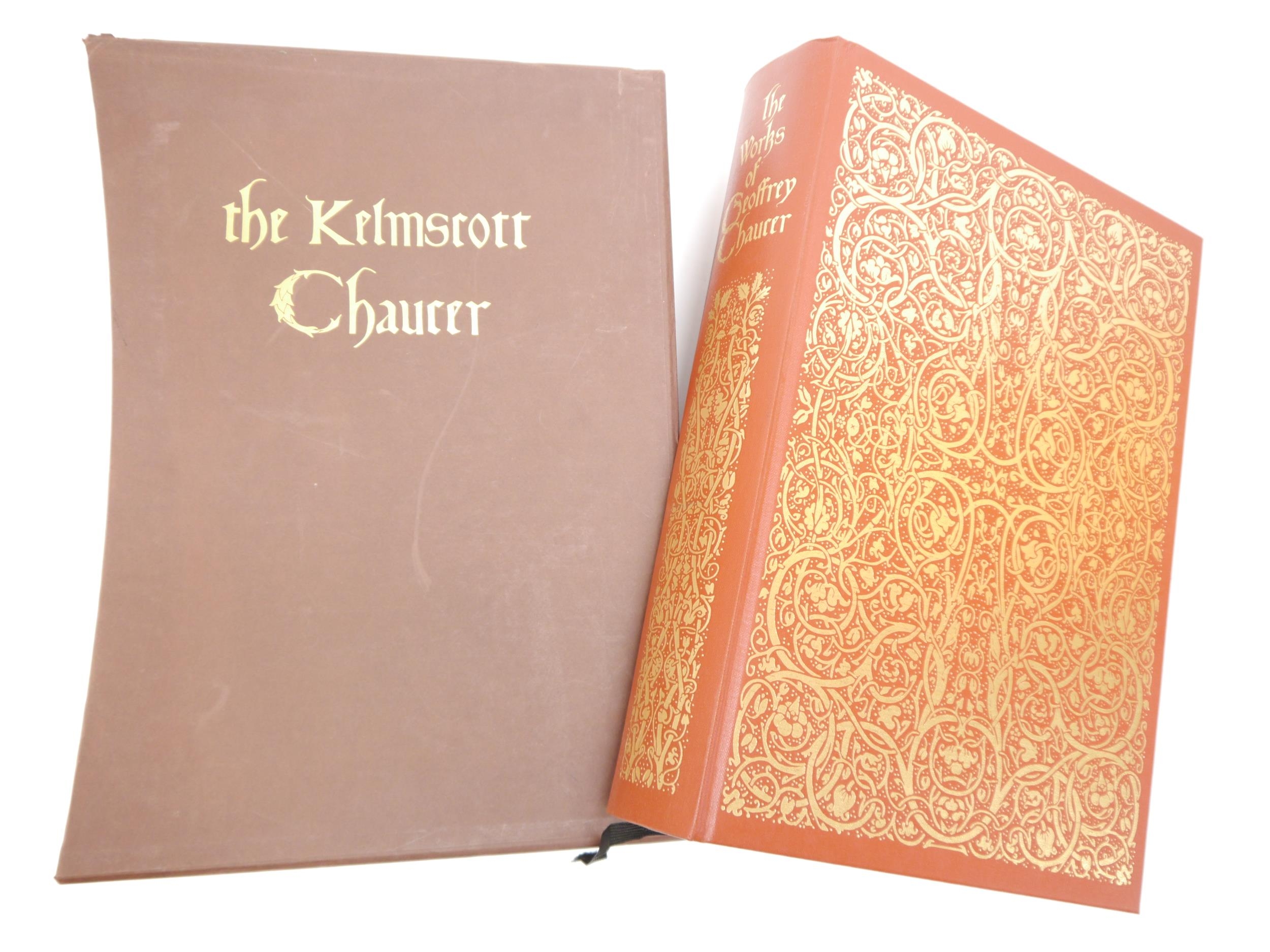 (Folio Society, Kelmscott Press.) Geoffrey Chaucer The Works, facsimile reprint of the Kelmscott - Bild 4 aus 4