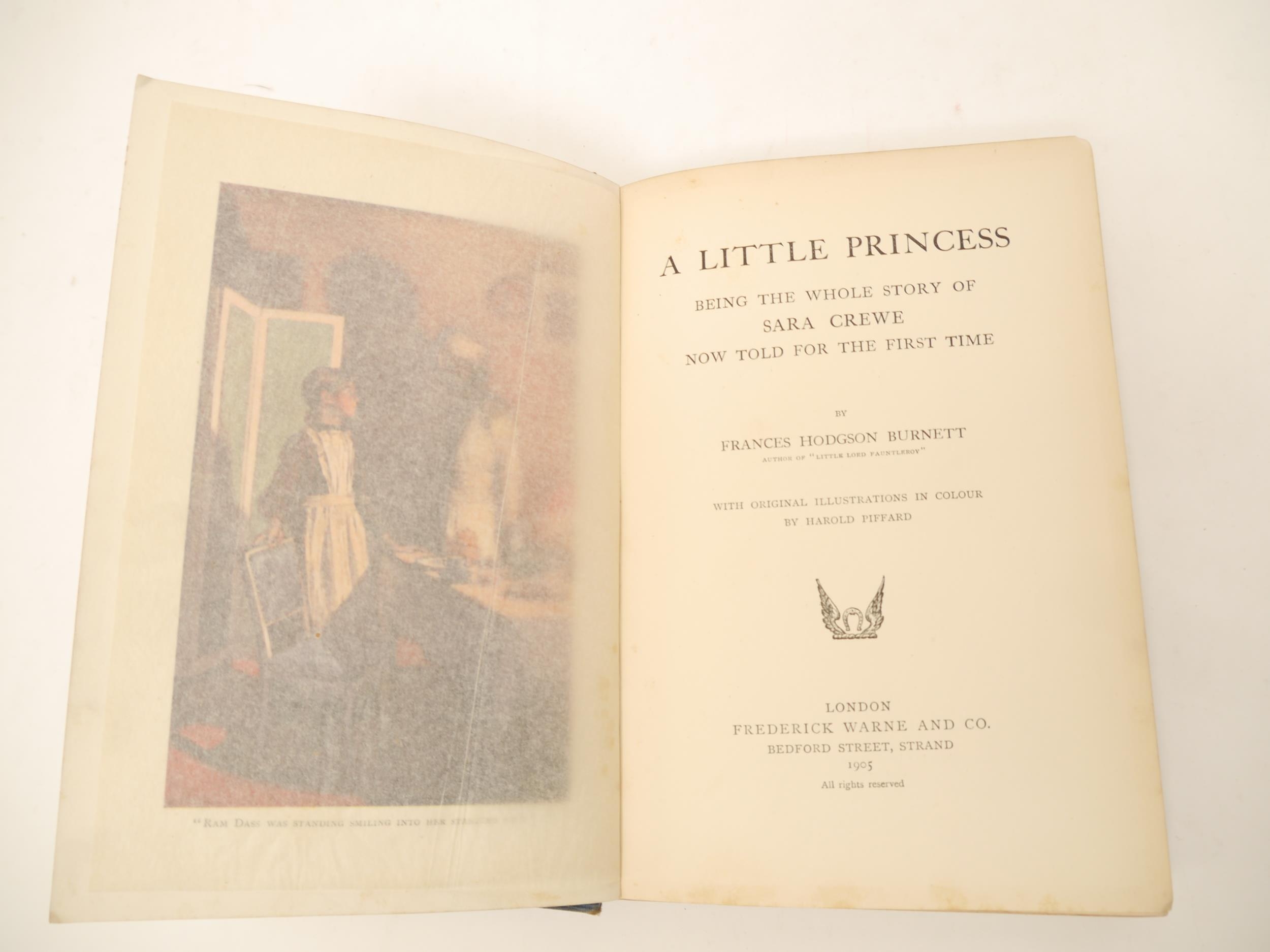 Frances Hodgson Burnett: 'A Little Princess: being the whole story of Sara Crewe, now told for the - Image 2 of 2