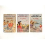 Enid Blyton, 3 "Famous Five" series children's adventure novels, all first editions, all published