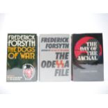 Frederick Forsyth, 3 titles, all signed first editions, all in dust wrappers with prices intact: '