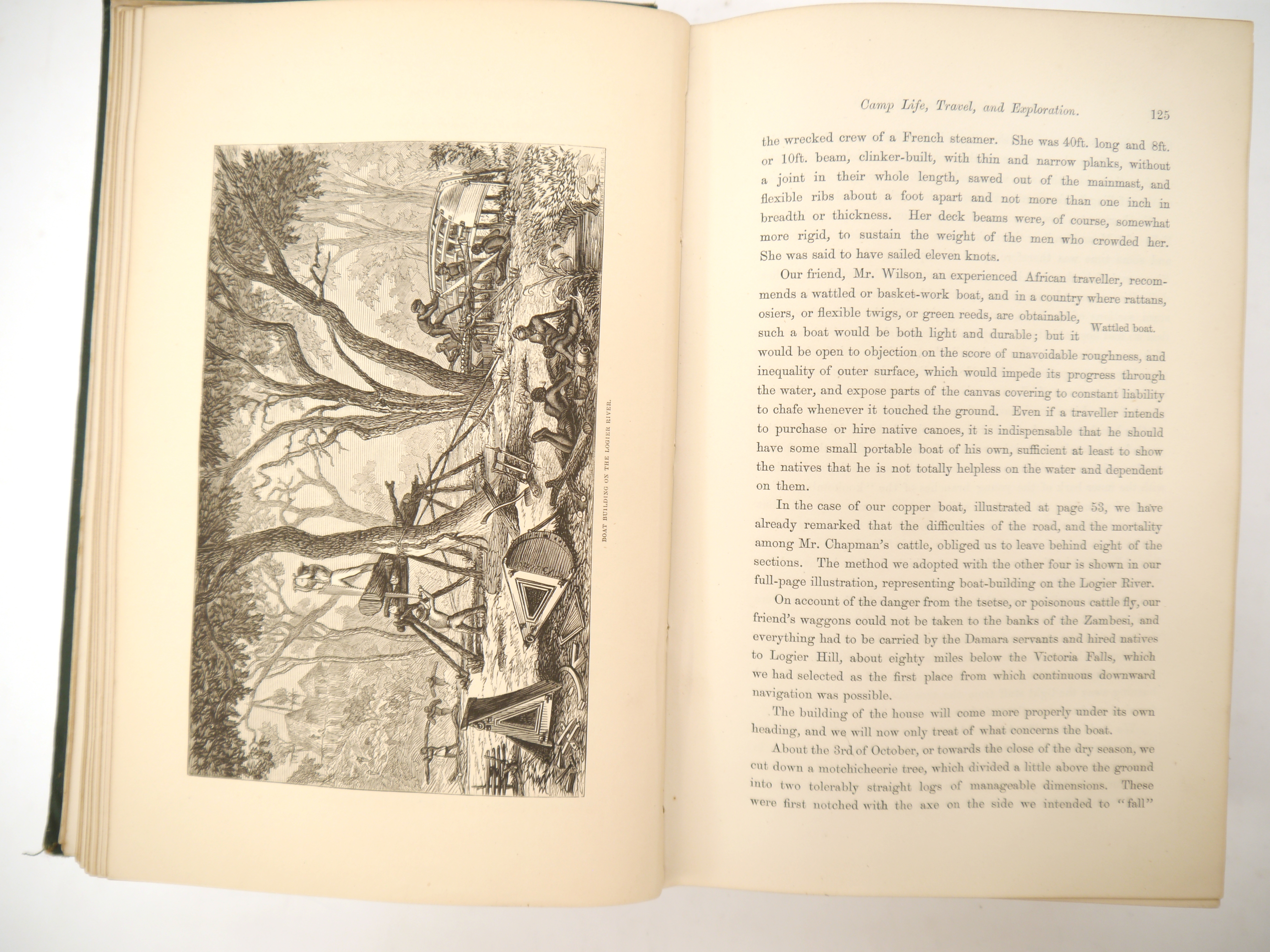 (Travel & Exploration.) William Barry Lord & Thomas Baines: 'Shifts and Expedients of Camp Life, - Bild 7 aus 7