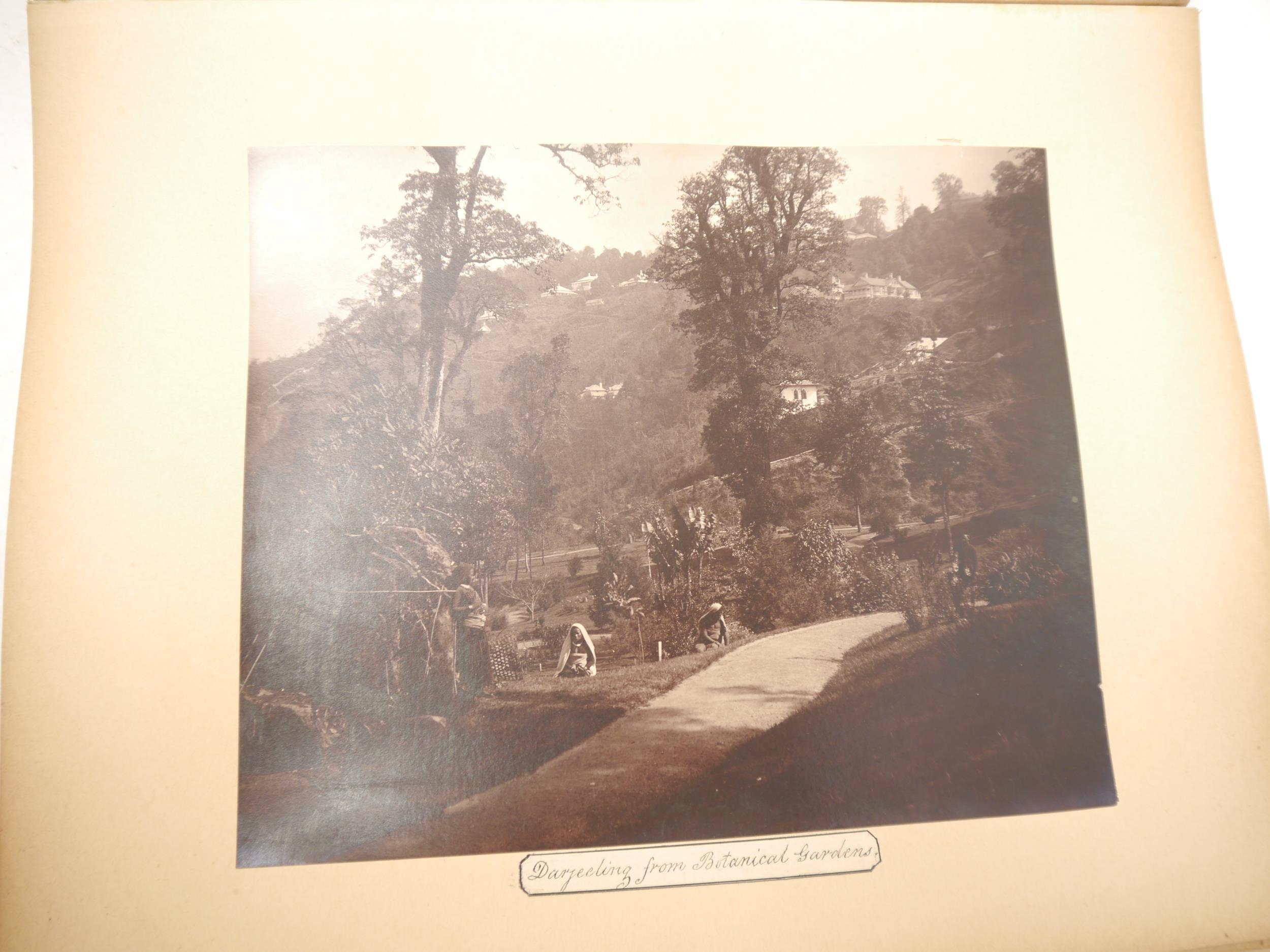 A circa late 19th Century photograph album containing approximately 18 albumen print and other - Bild 6 aus 17