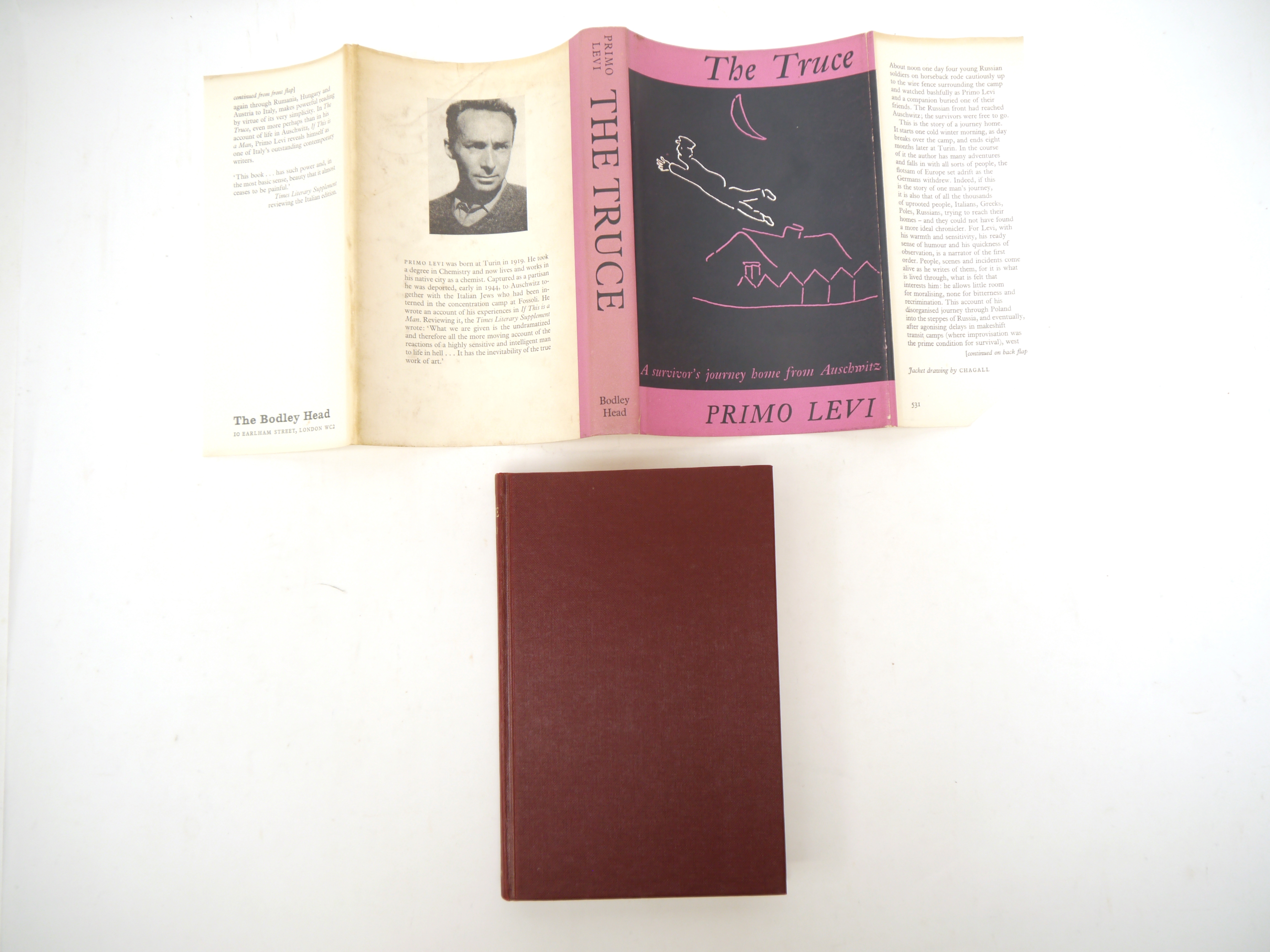 Primo Levi: 'The Truce. A Survivor's Journey Home from Auschwitz', London, The Bodley Head, 1965, - Image 4 of 4