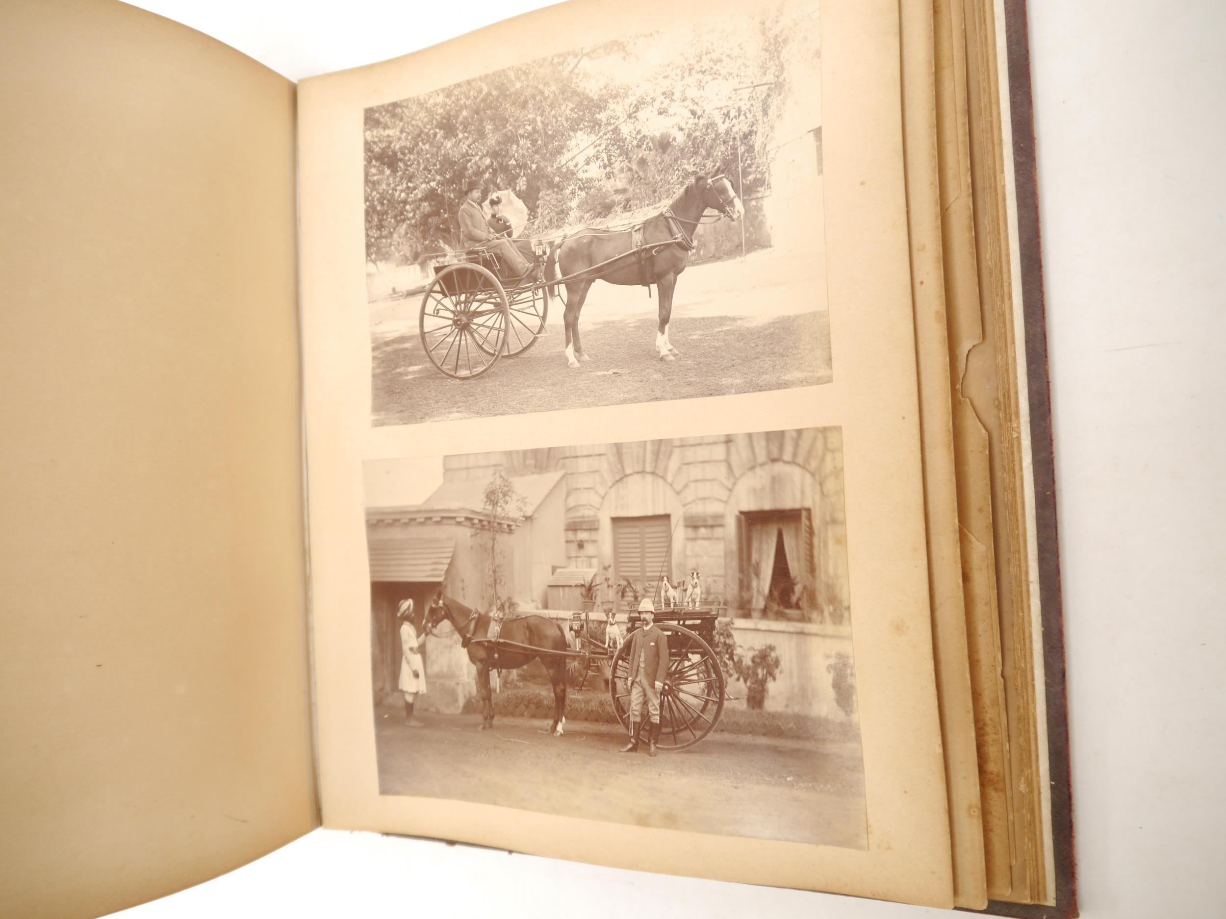 A circa late 19th Century photograph album containing approximately 18 albumen print and other - Bild 12 aus 17