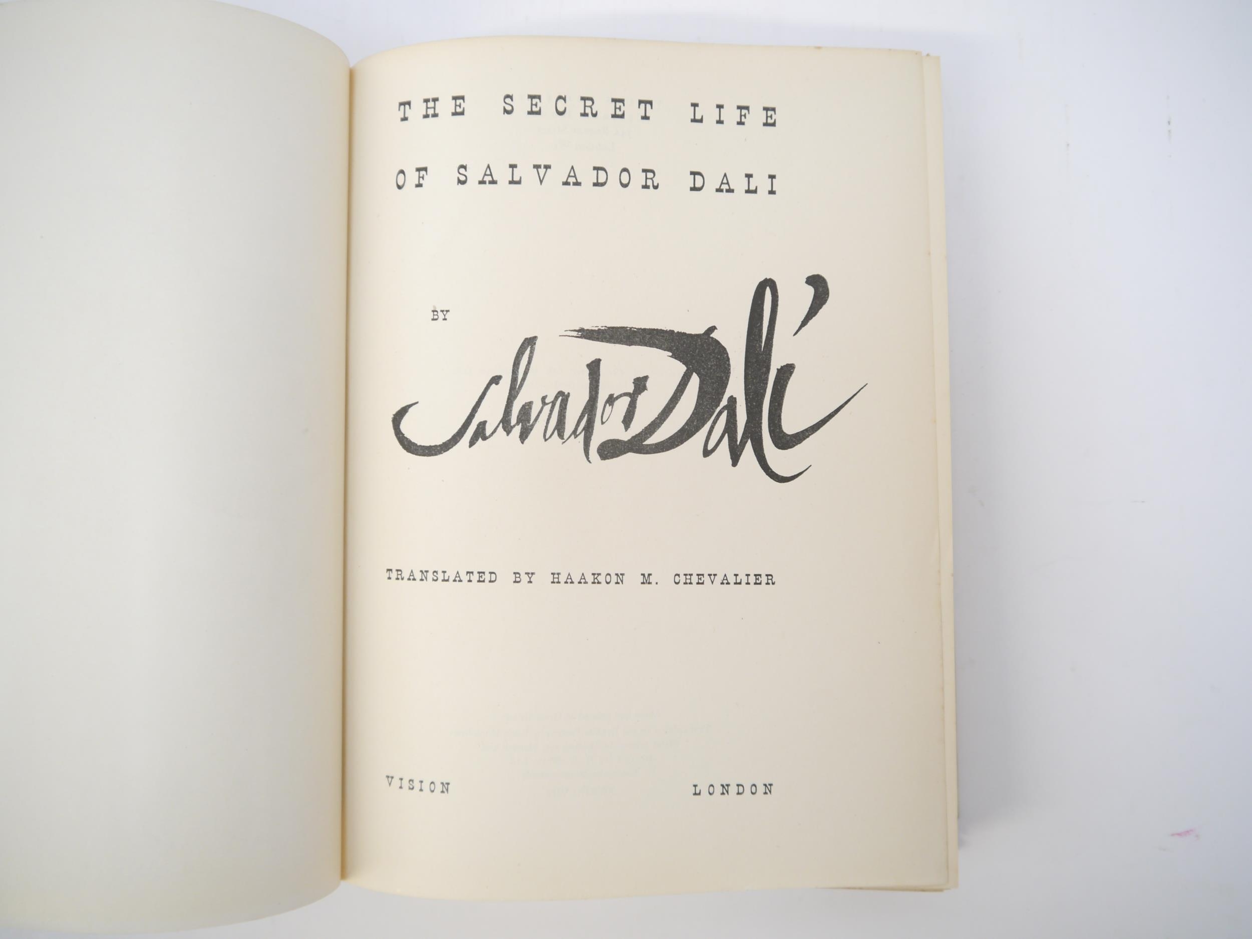 Salvador Dali: 'The Secret Life of Salvador Dali', London, Vision Press, 1948, 1st edition, - Bild 3 aus 3