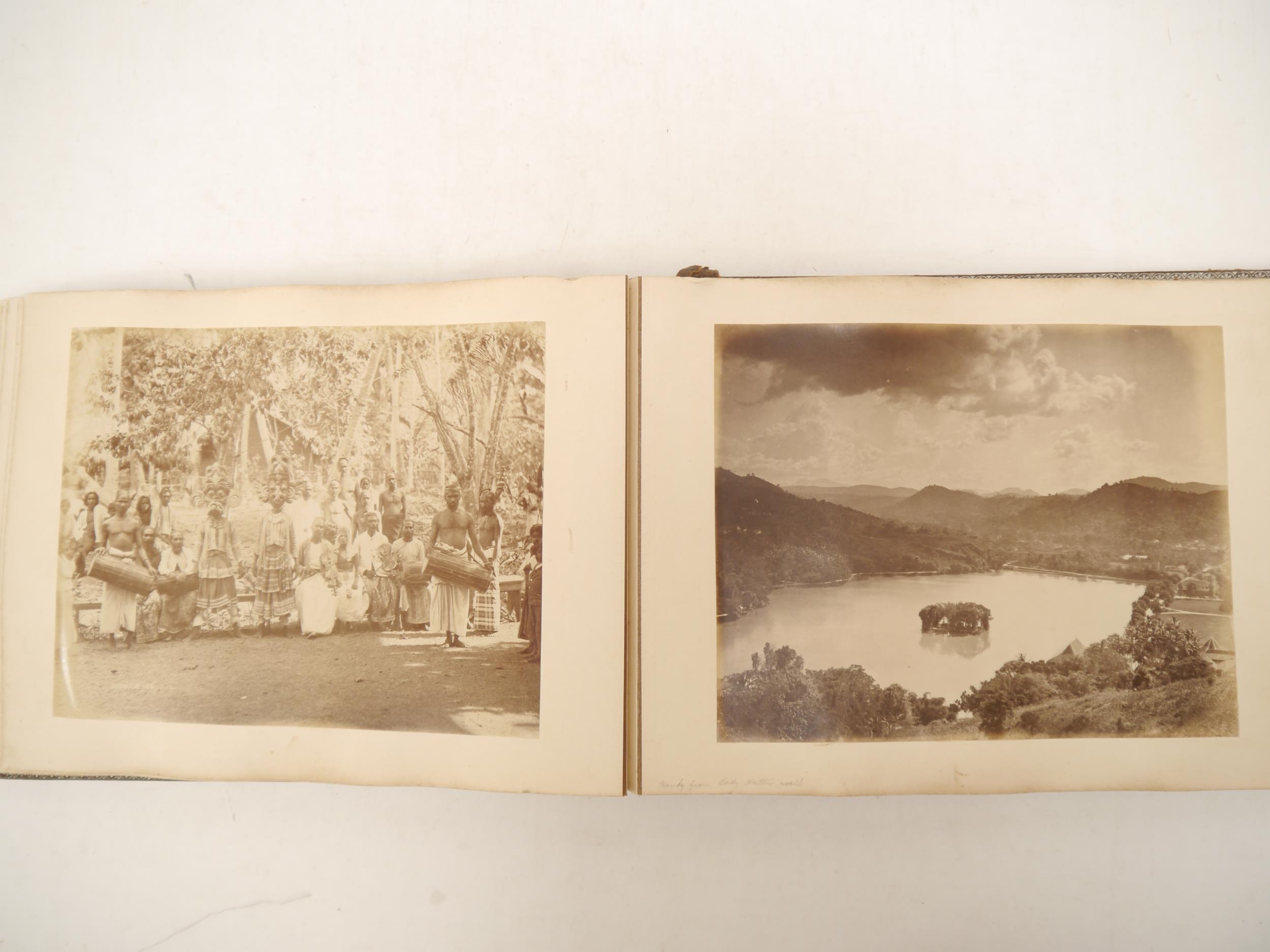 A victorian photograph album circa 1860's/ 70's containing approx 75 mounted albumen print - Bild 31 aus 40