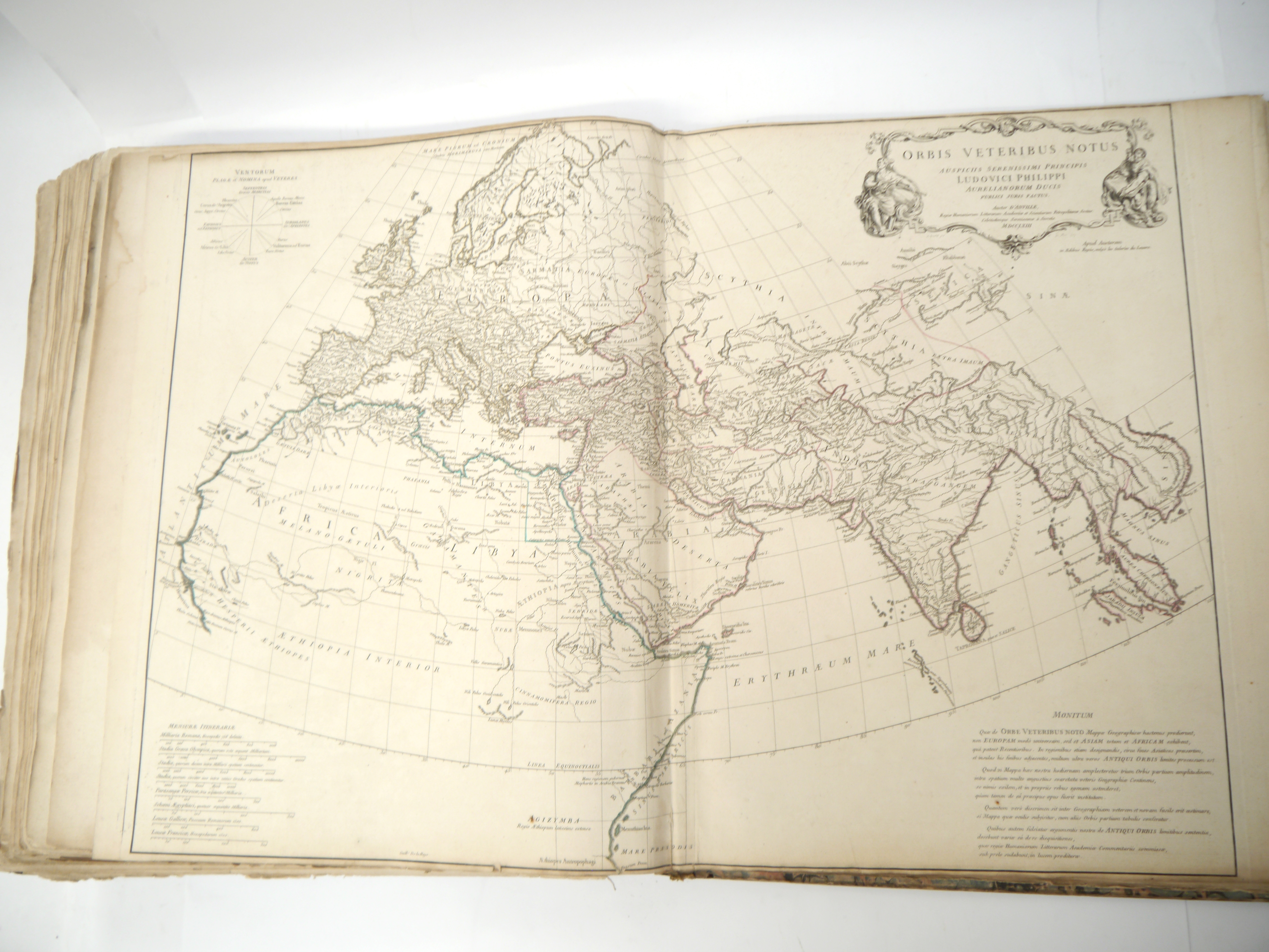 (Atlas.), EARLIEST ISSUES INCLUDING LOUISIANA, JEAN BAPTISTE BOURGUIGNON D’ANVILLE. A Composite - Image 30 of 33