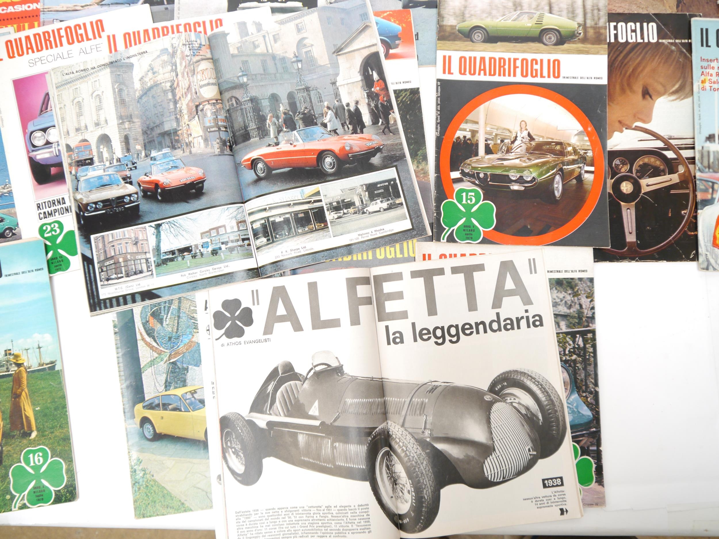 (Alfa Romeo, Motoring, Motor Racing.) Twenty one issues of 'Il Quadrifoglio. Trimestrale Dell ' - Bild 4 aus 5