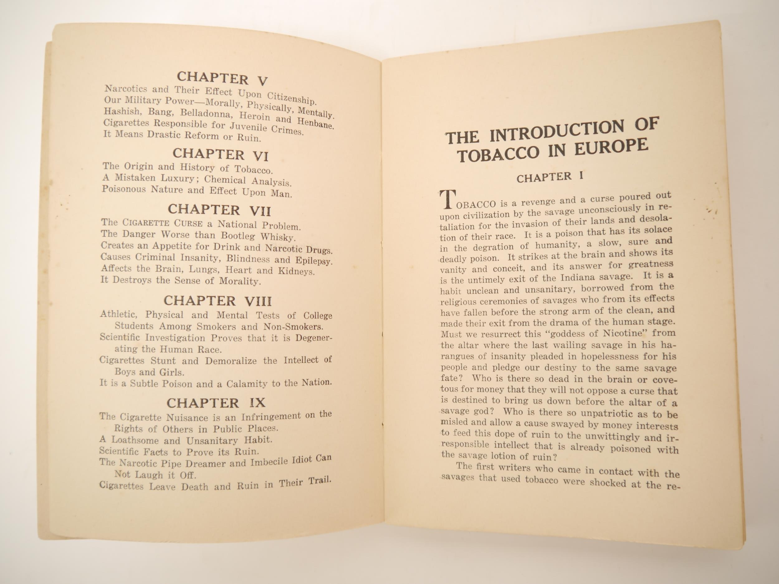 (Tobacco, Smoking, Narcotics, Anti Smoking.) Jesse Eaglin: 'The CC Cough-fin Brand Cigarettes', - Image 3 of 4