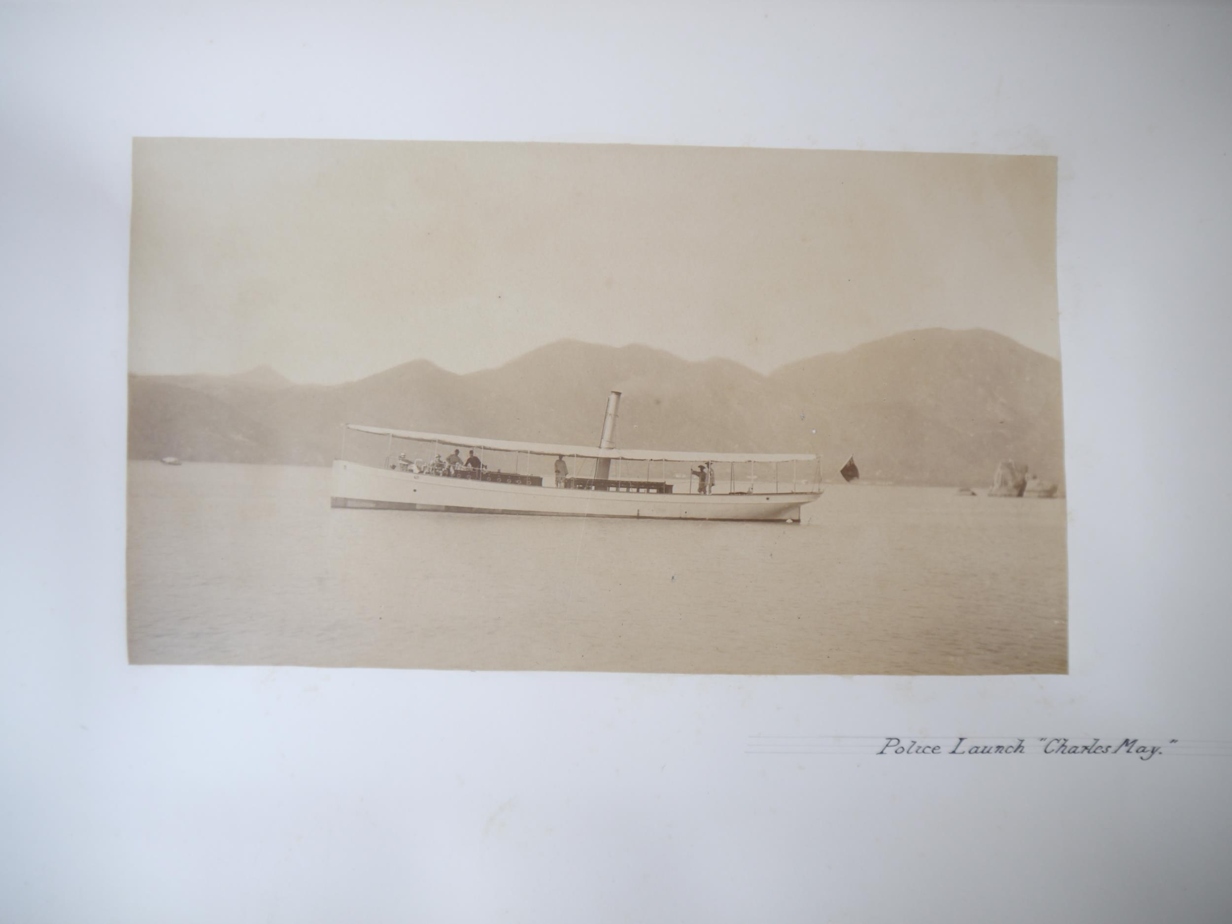 (Lai Afong, China, Canton, Hong Kong, Singapore, Asia.) Three large photograph albums containing - Image 48 of 86