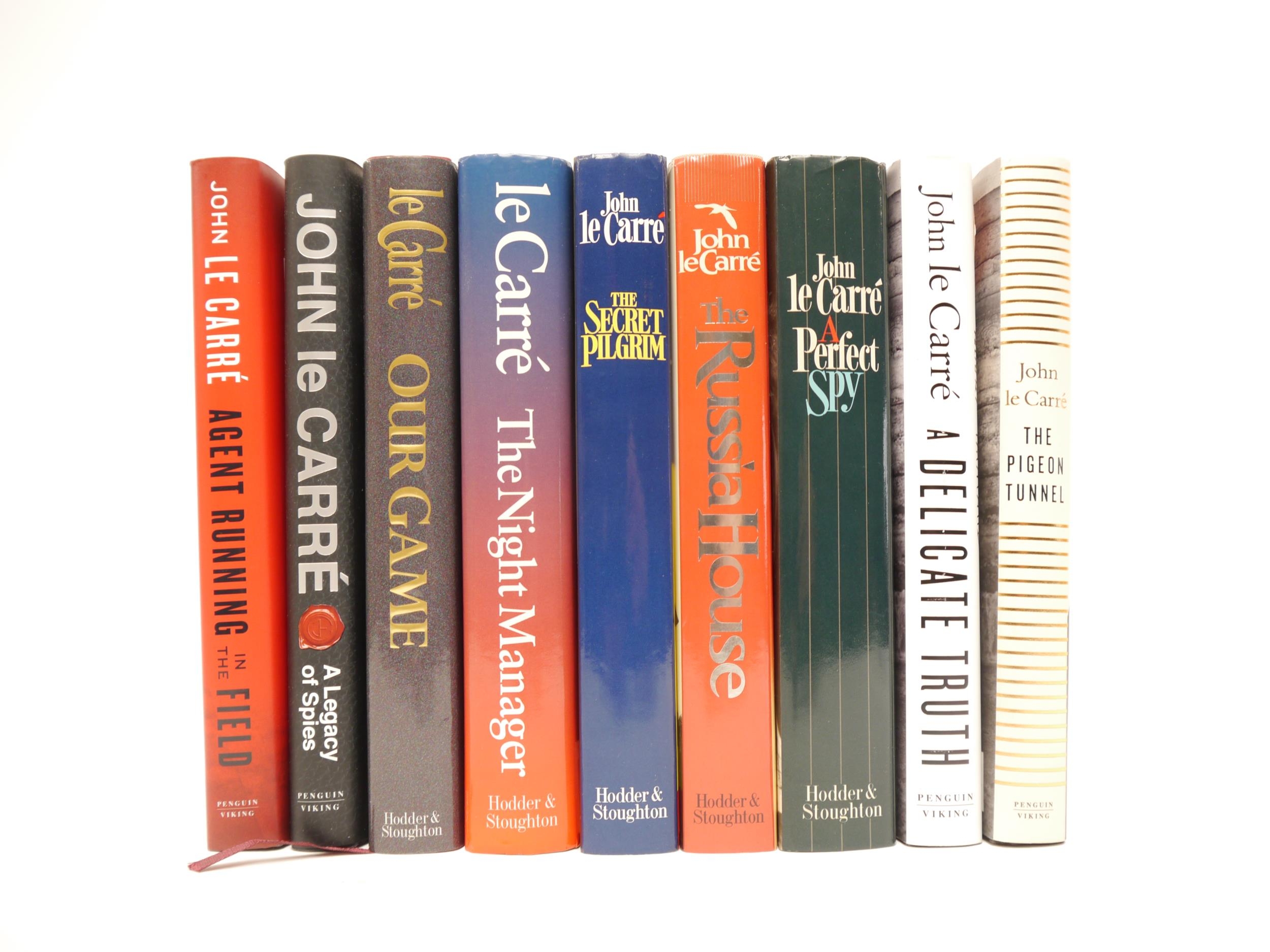 John le Carré, 9 titles, all UK editions published London, Hodder & Stoughton or Viking, all