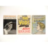 John Braine, 3 titles, all first editions, all published London, Eyre & Spottiswoode, all original